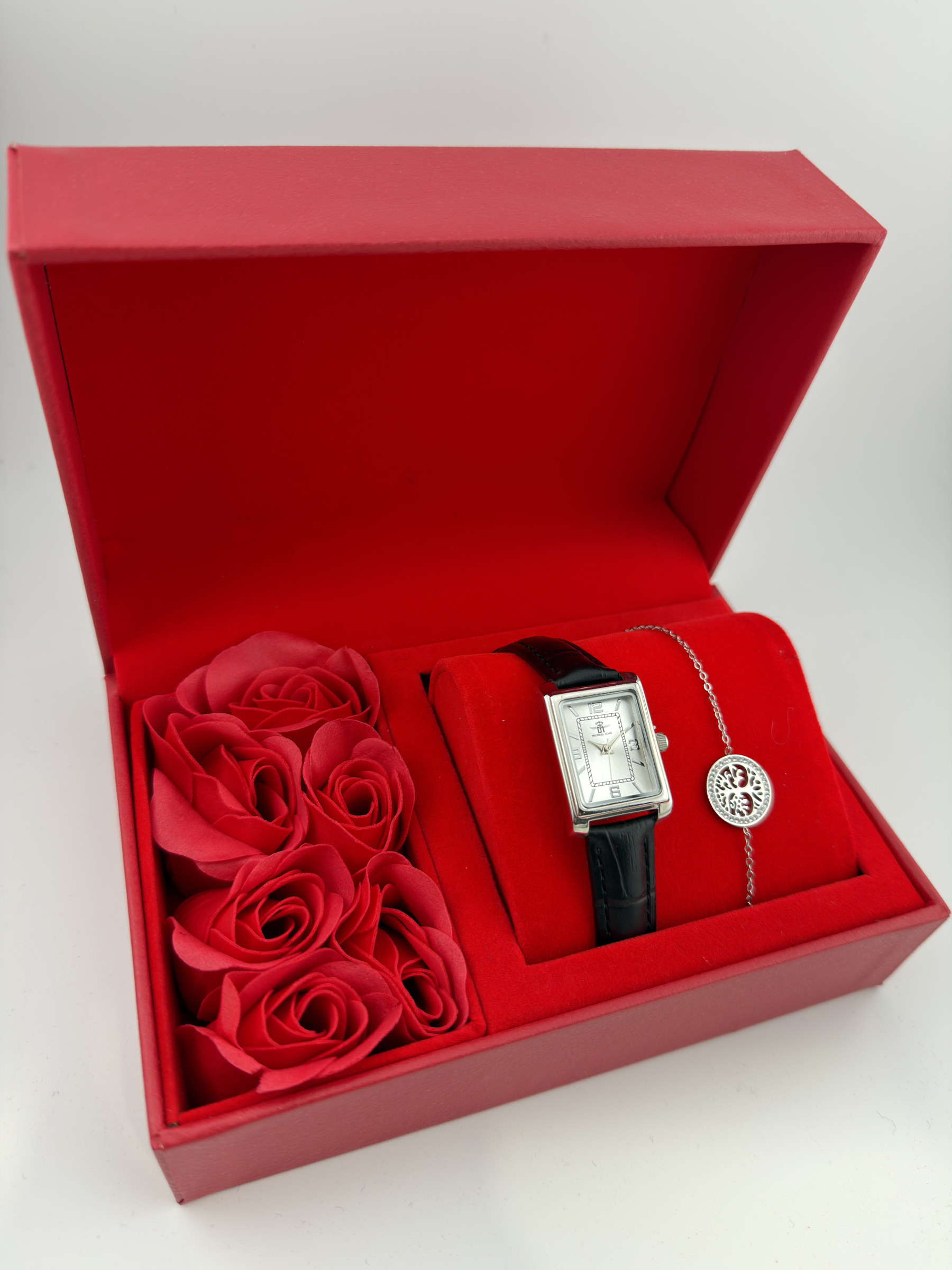 Grossiste Michael John Montres - COFFRET ROSE JS8025