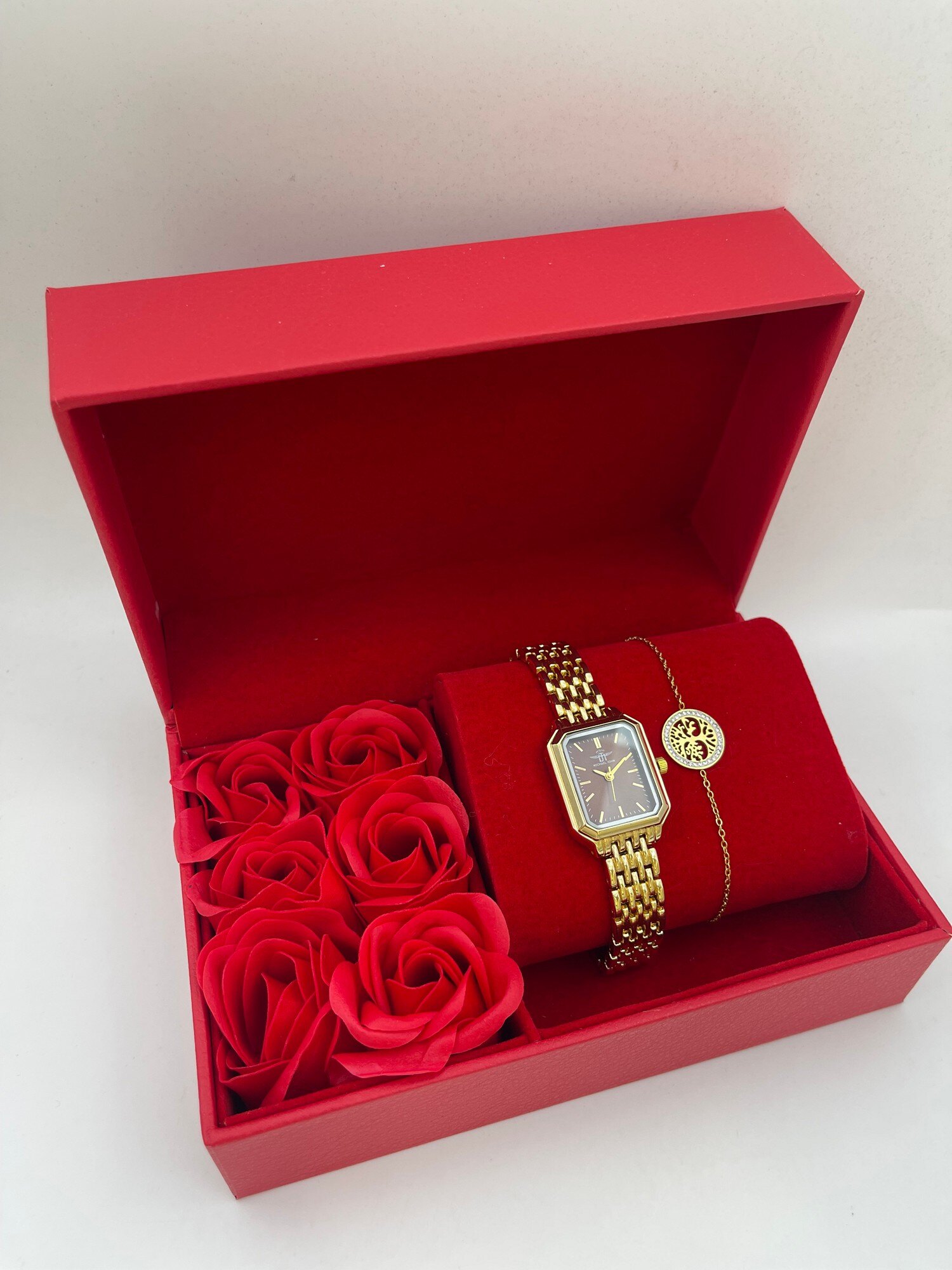 Grossiste Michael John Montres - COFFRET FEMME MICHAEL JOHN ROUGE OND281