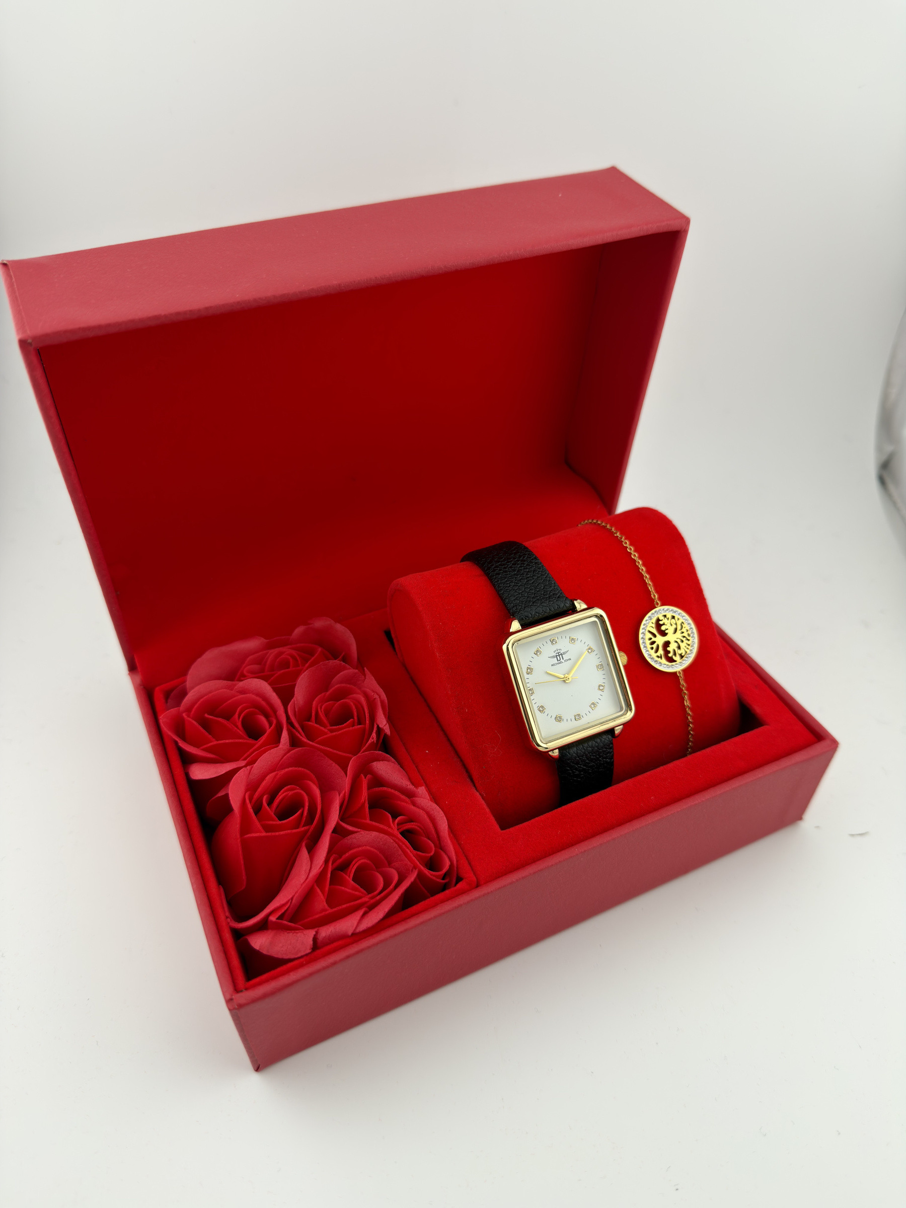 Grossiste Michael John Montres - COFFRET ROSE OND1638