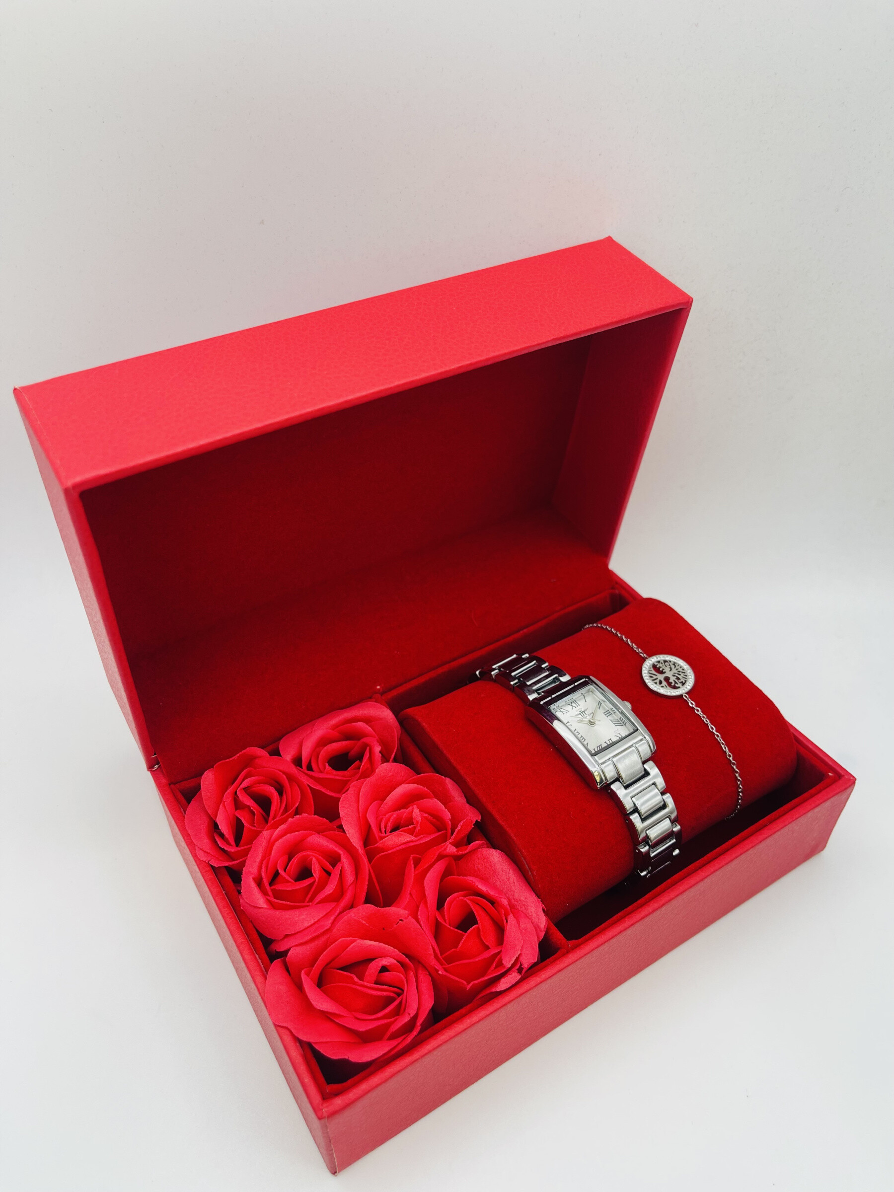 Grossista Michael John Montres - Michael John Woman Watch Box con gioielli in acciaio