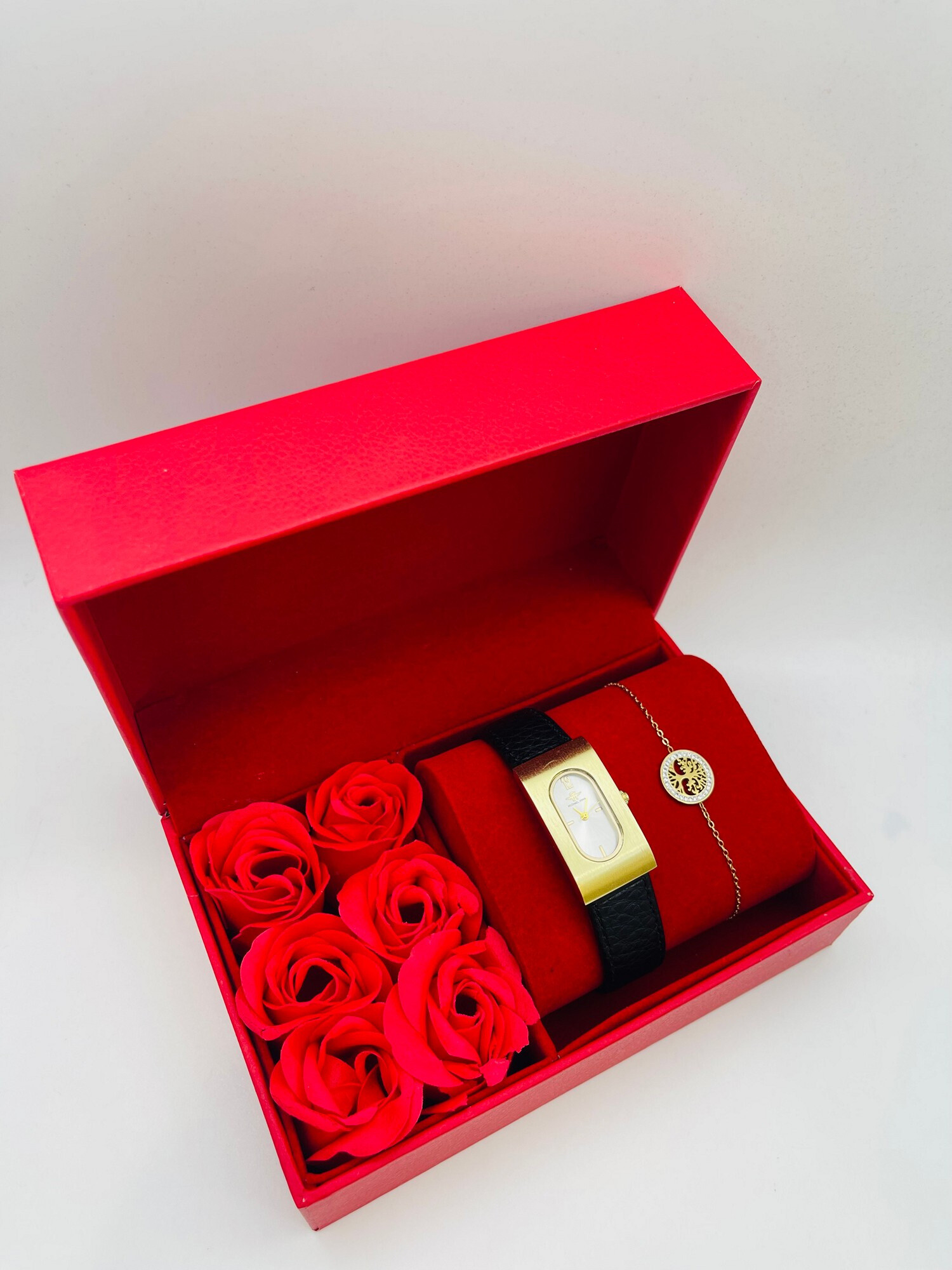 Grossista Michael John Montres - Michael John Woman Watch Box con gioielli in acciaio