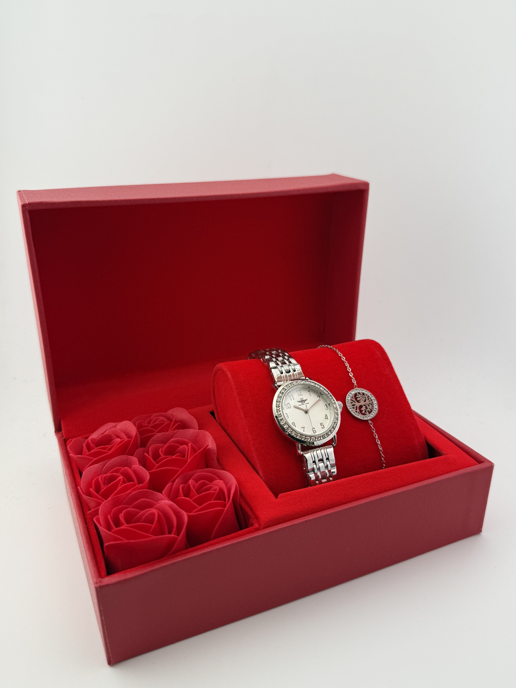 Grossiste Michael John Montres - COFFRET ROSE FB008