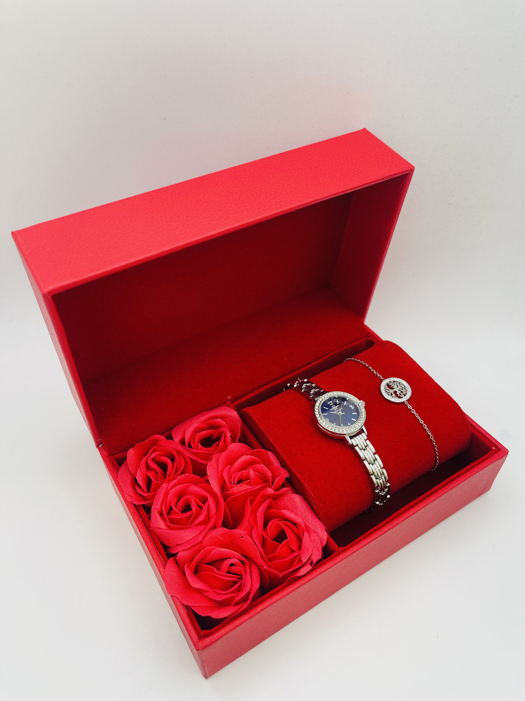 Grossista Michael John Montres - Michael John Woman Watch Box con gioielli in acciaio