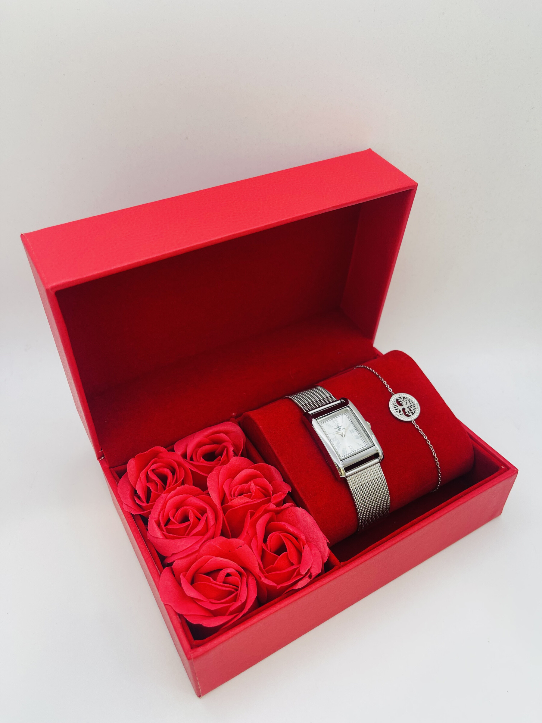 Grossista Michael John Montres - Michael John Woman Watch Box con gioielli in acciaio