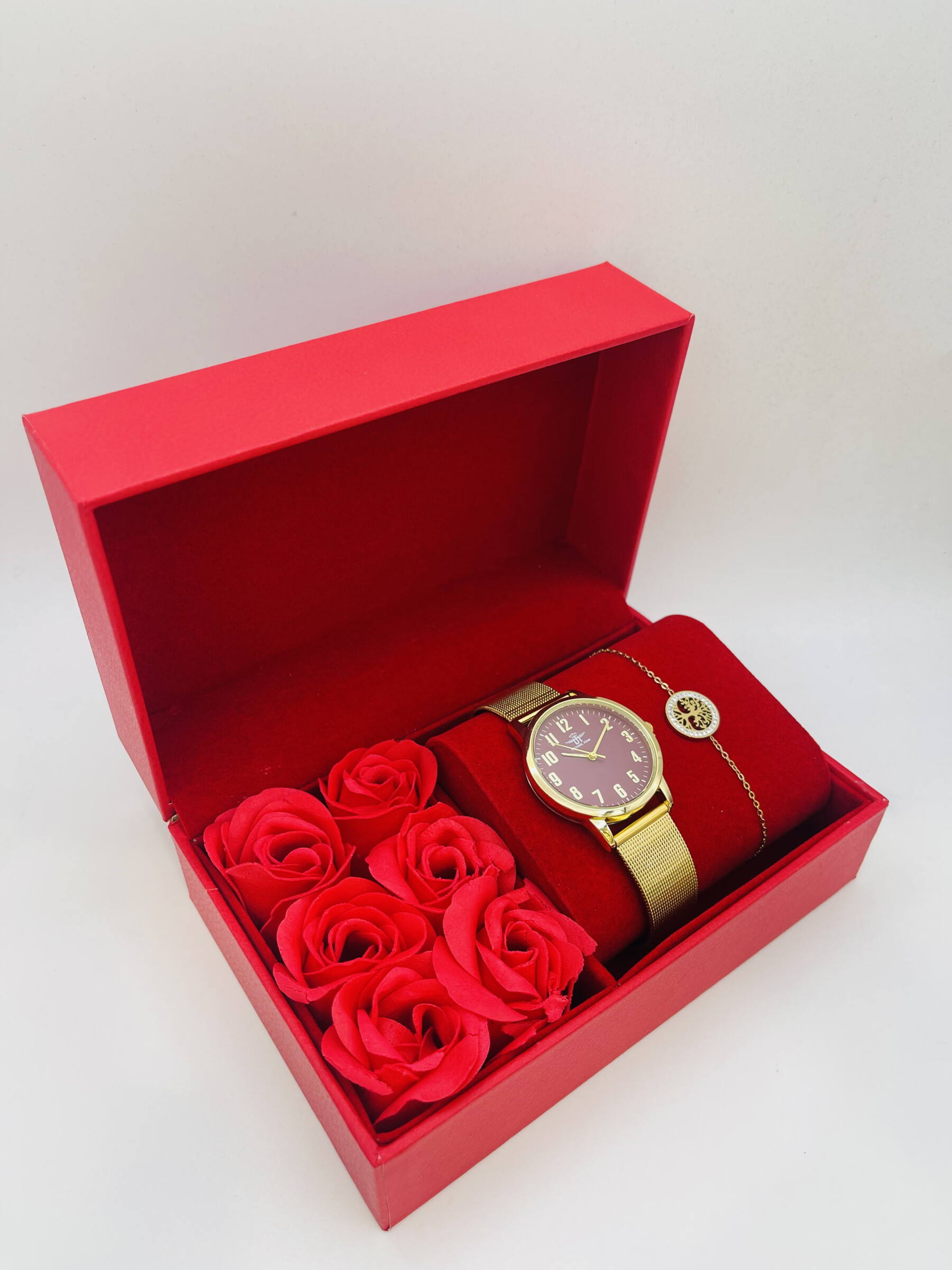 Grossista Michael John Montres - Michael John Woman Watch Box con gioielli in acciaio