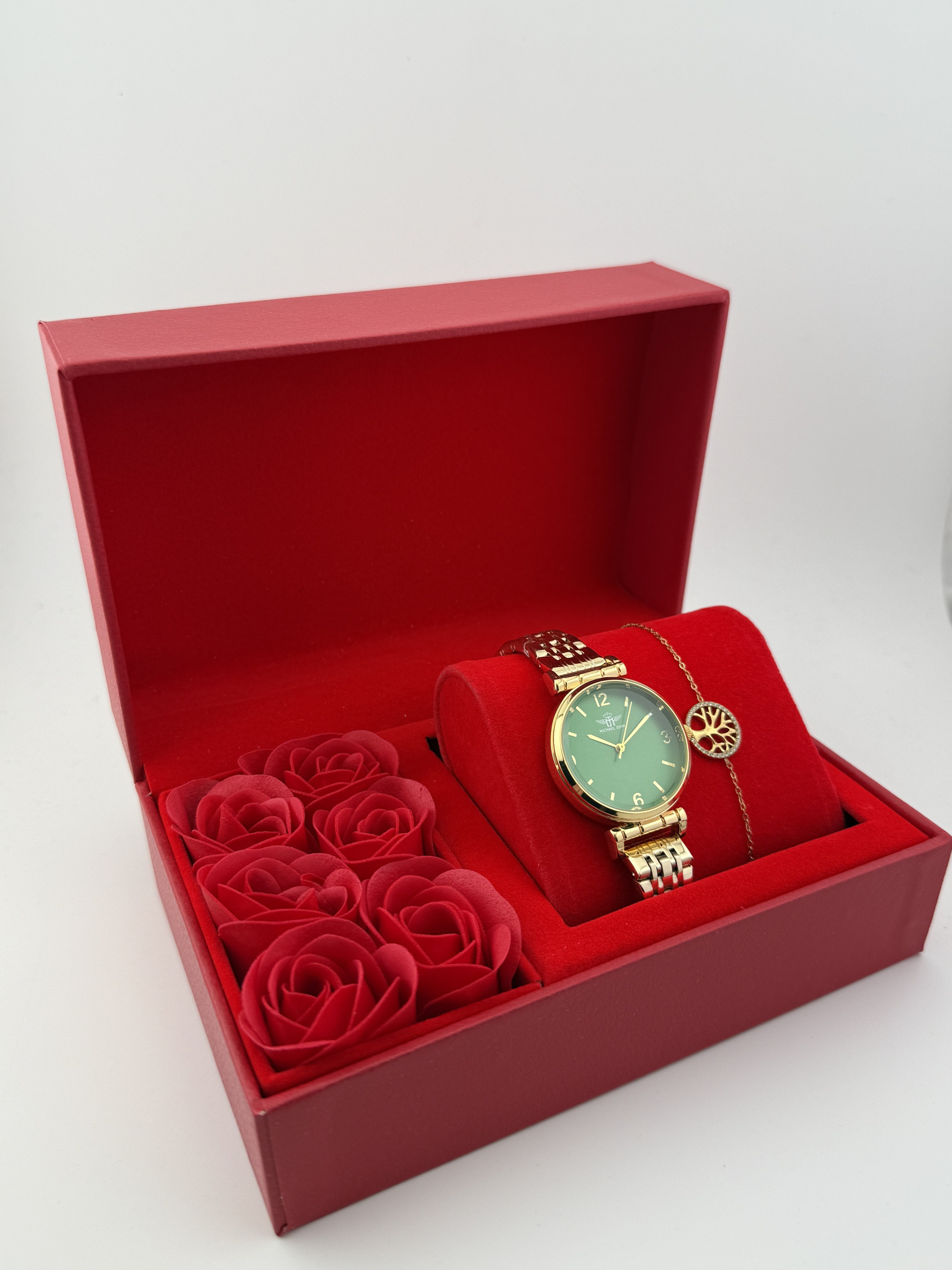 Grossiste Michael John Montres - COFFRET ROSE FJA956