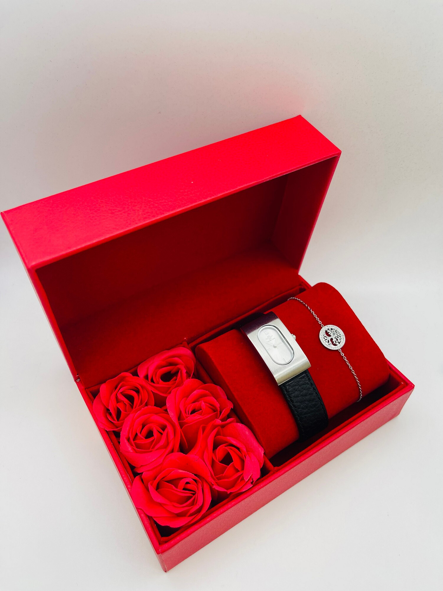 Grossista Michael John Montres - Michael John Woman Watch Box con gioielli in acciaio