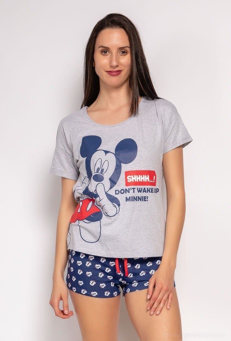 Großhändler Mickey - Pyjacourt-Set mit Shorts + T-Shirt MICKEY