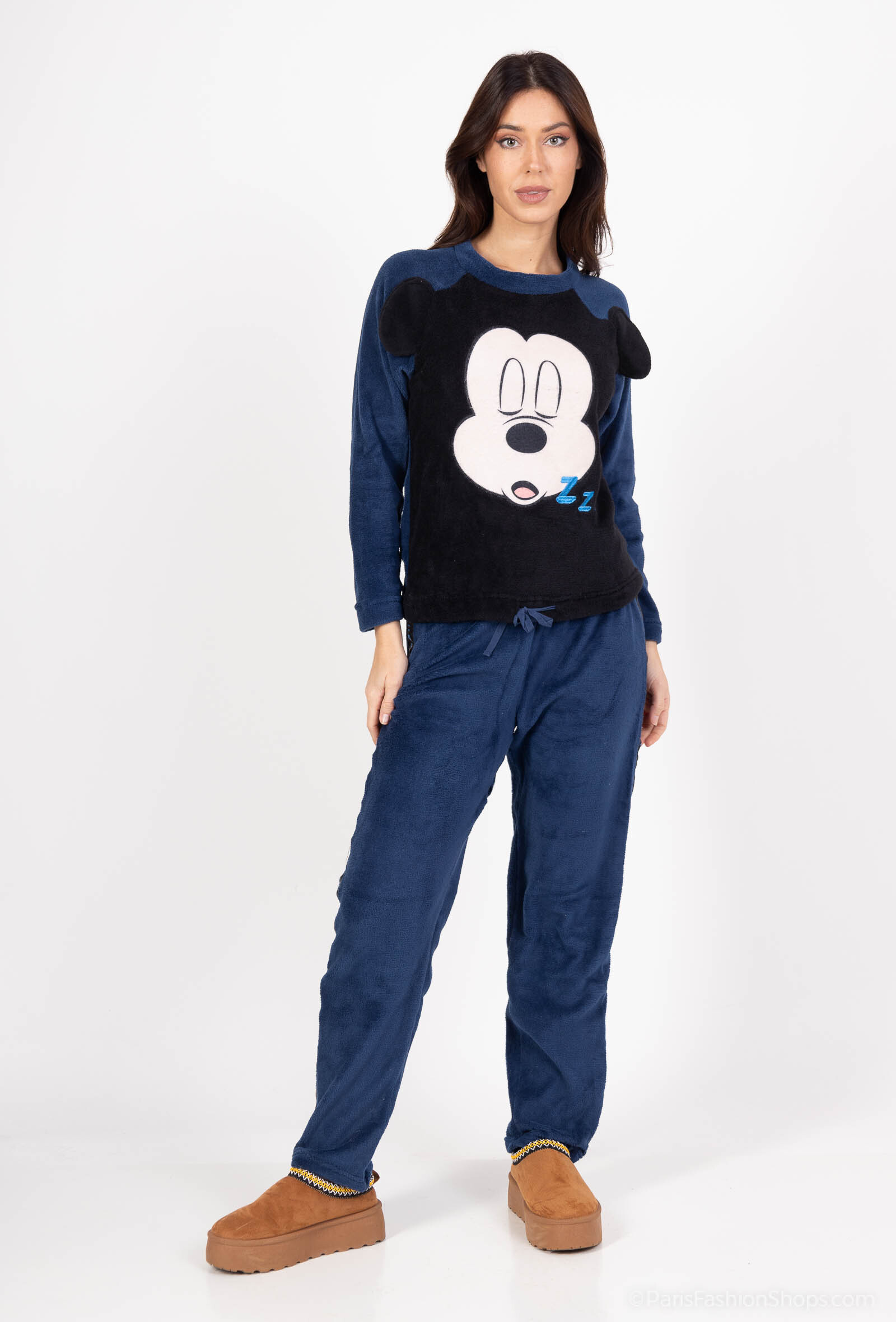 Grossiste Mickey - Pyjamalong coral fleece MICKEY