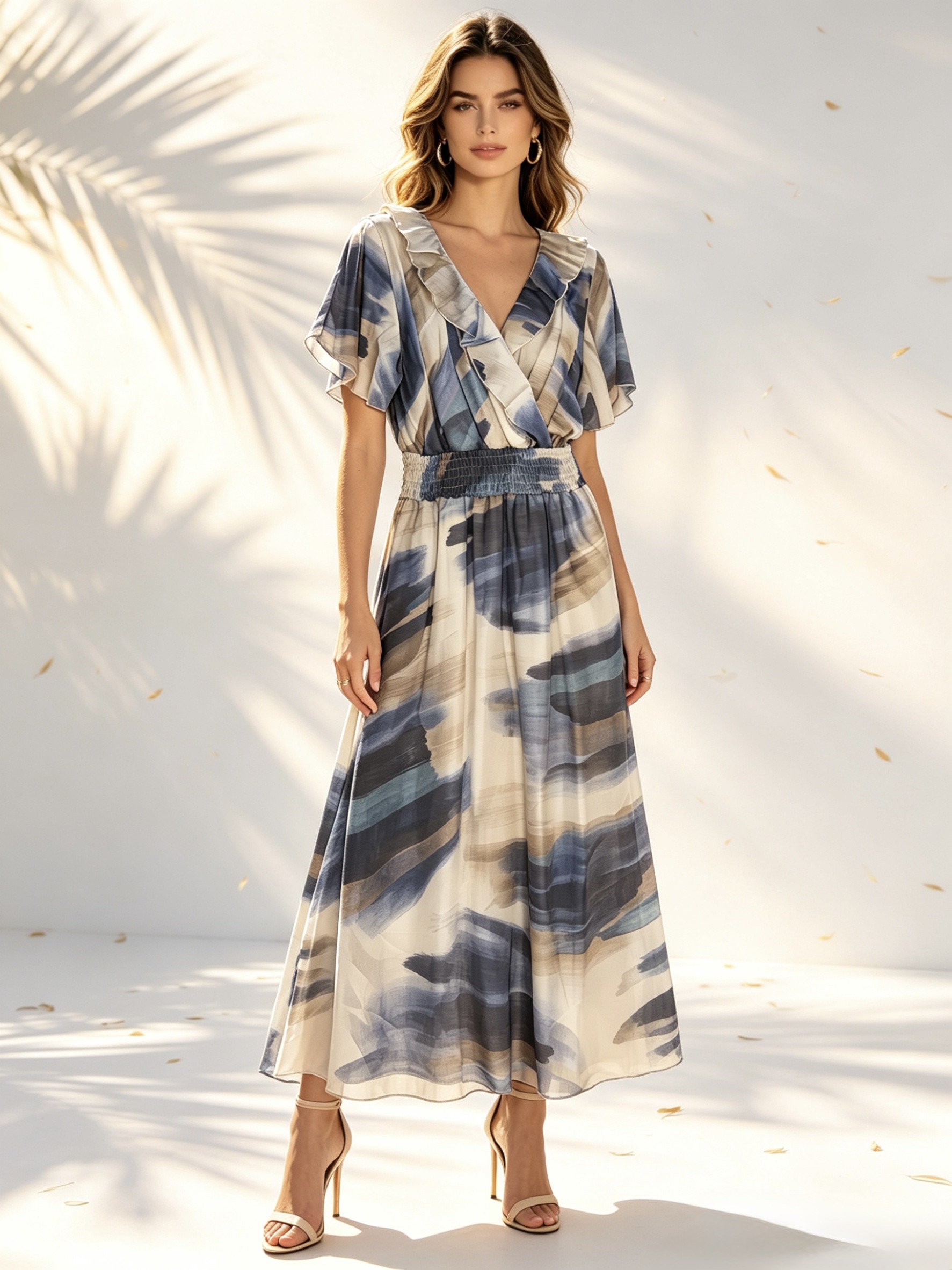 Wholesaler Mika Moda - Long dress in tencel