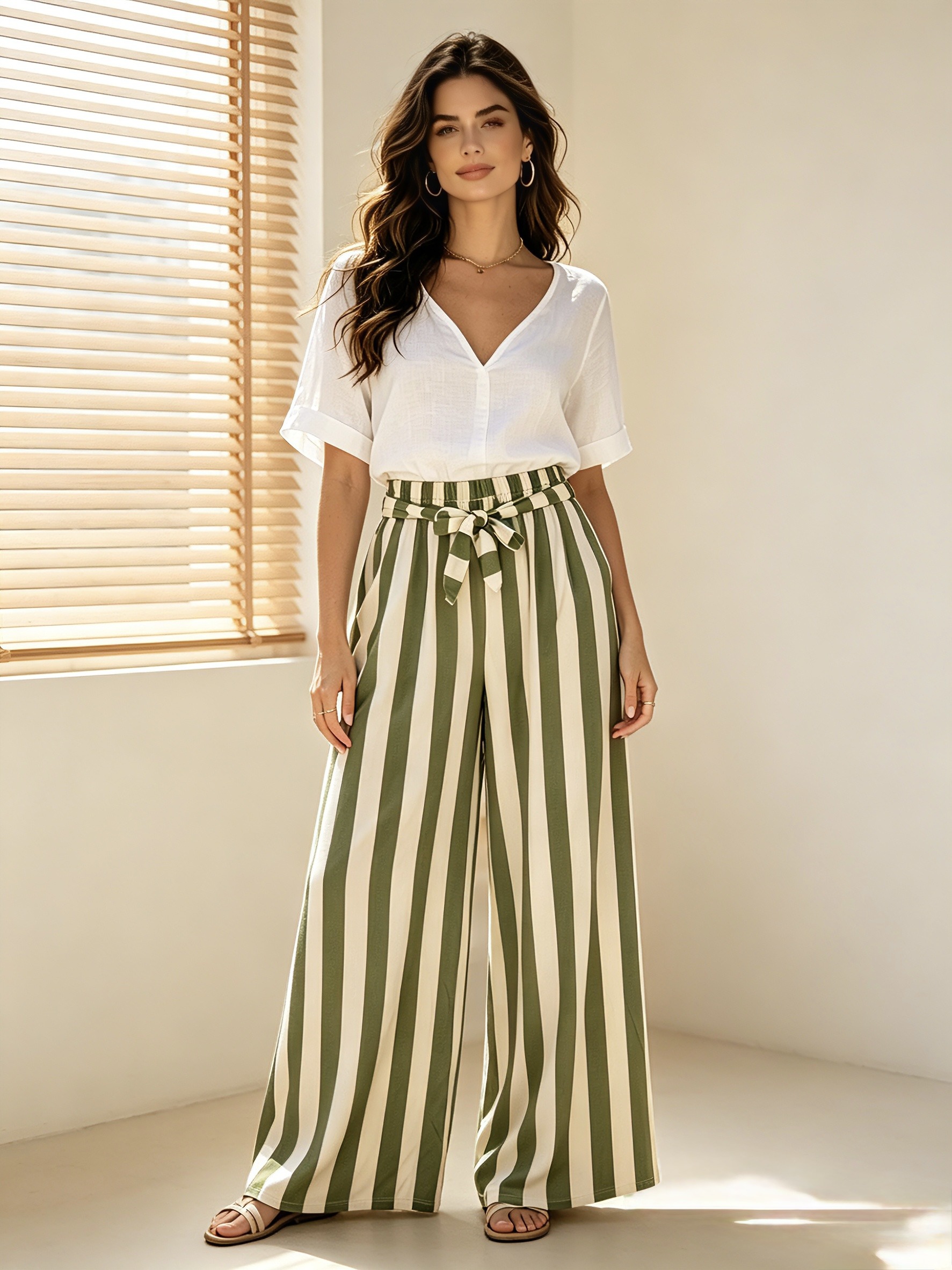Wholesaler Mika Moda - Striped pants
