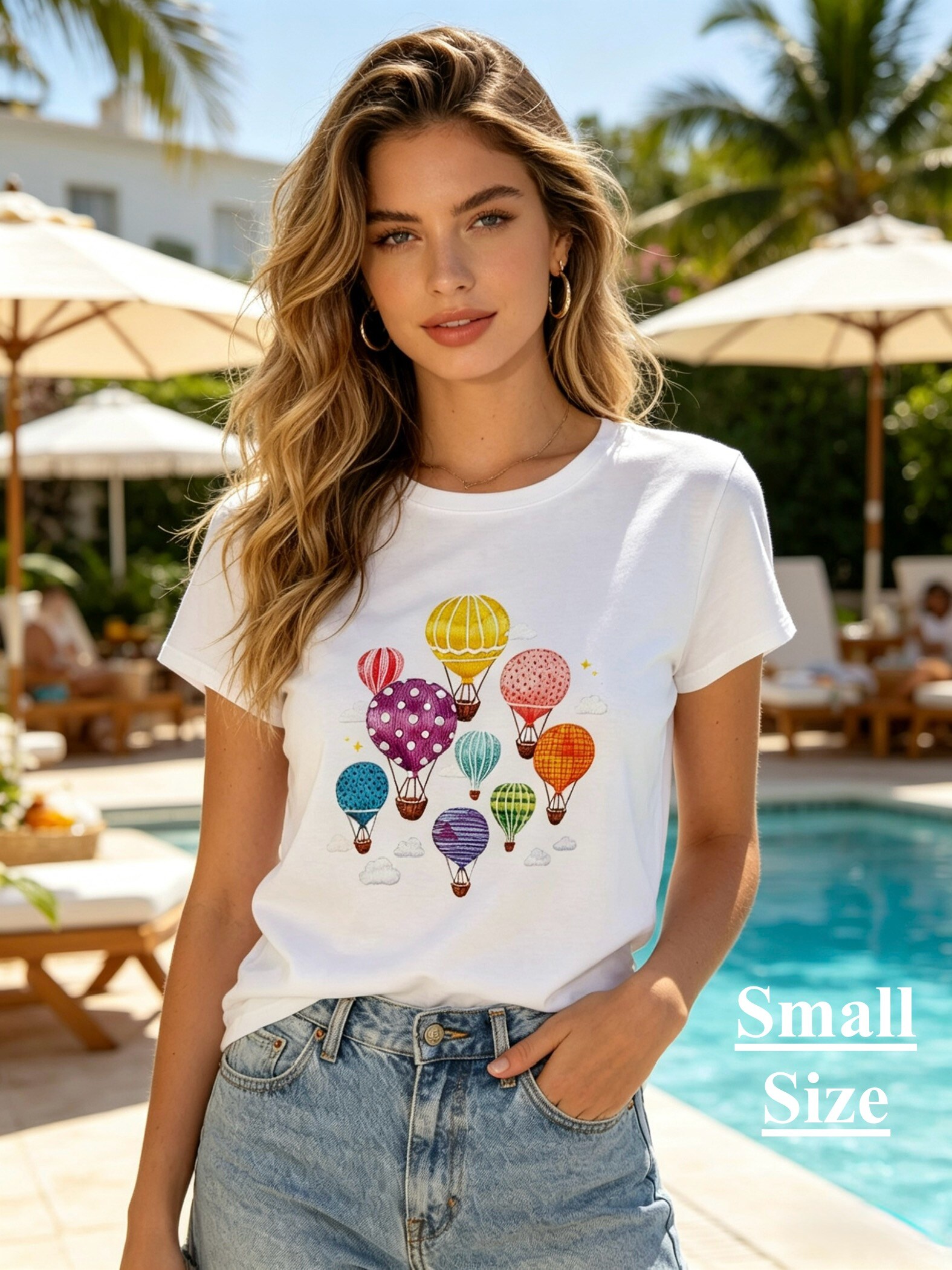 Mayorista Mika Moda - CAMISETA CON ESTAMPADO EFECTO BORDADO