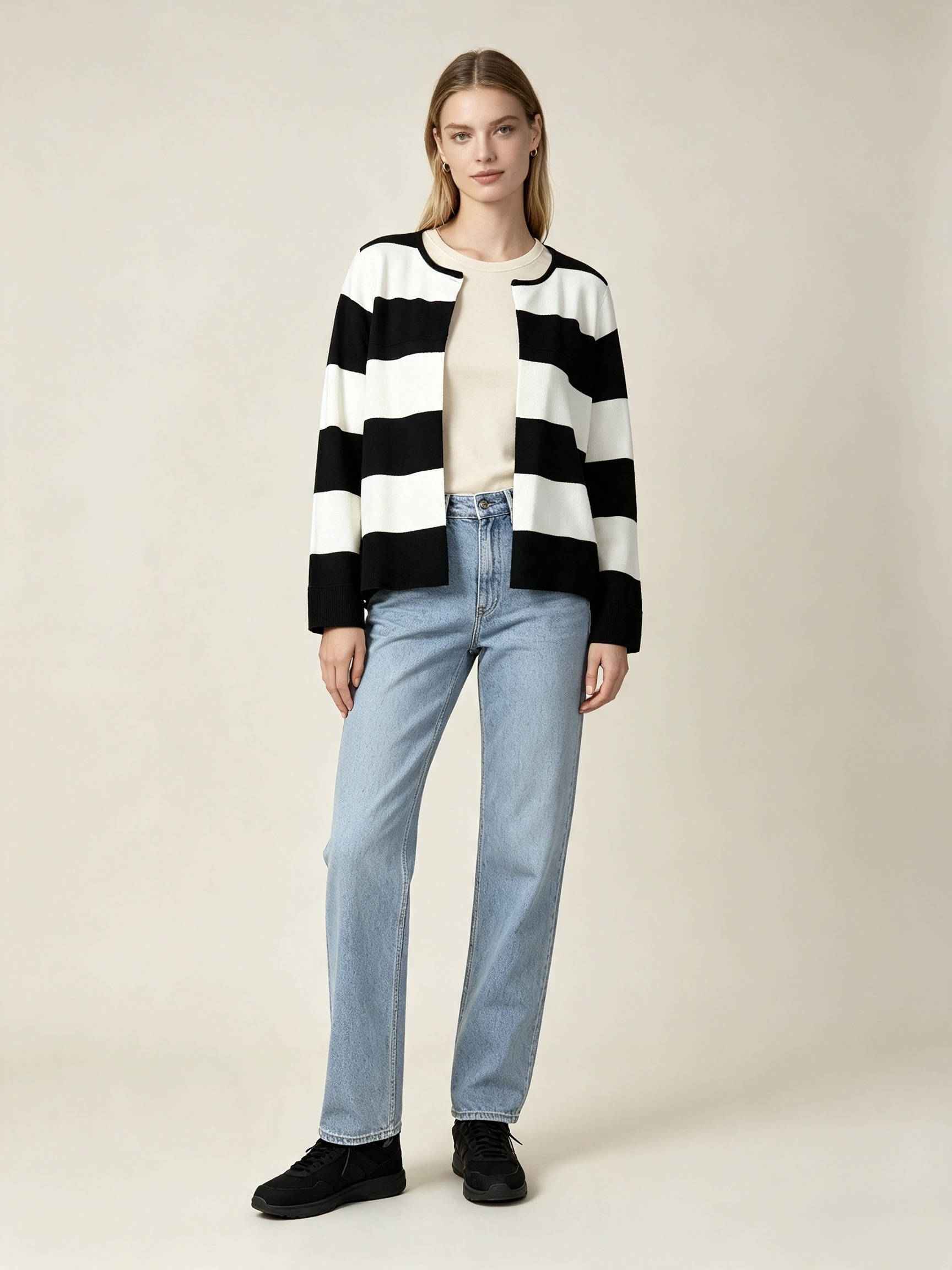 Wholesaler Mika Moda - Striped cardigan