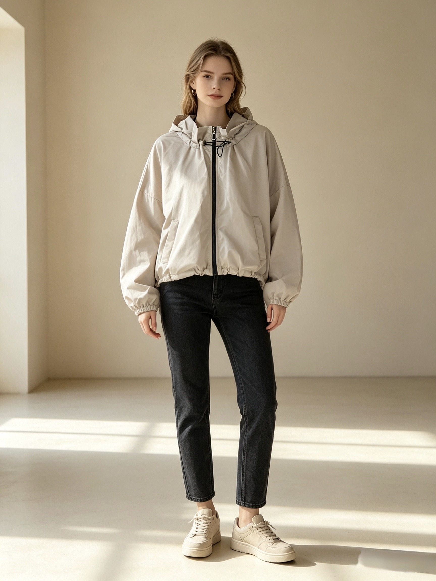 Wholesaler Mika Moda - RAINCOAT WITH ELASTIC HEM AND ARMHOLES