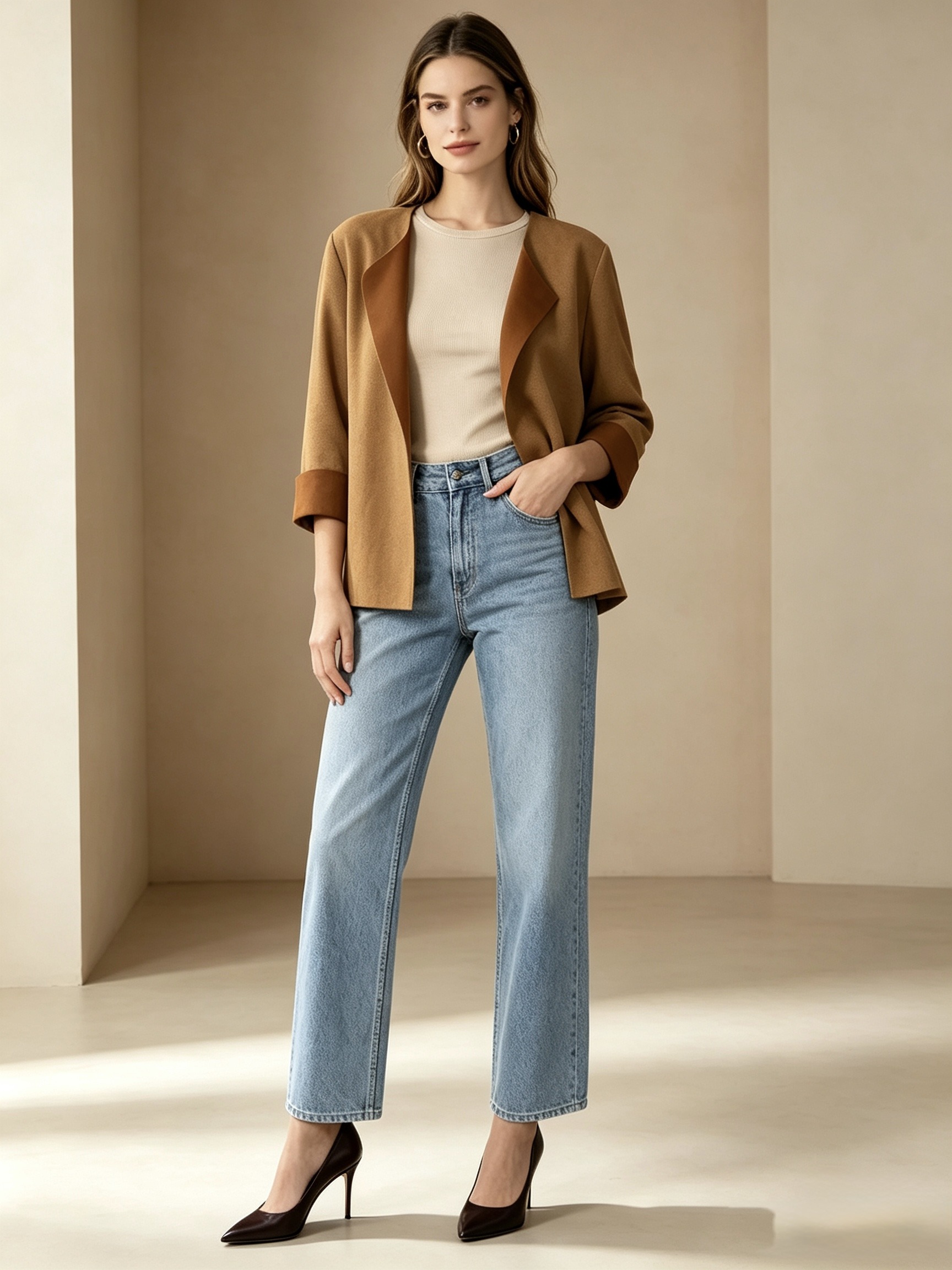 Mayorista Mika Moda - Chaqueta de ante sintético