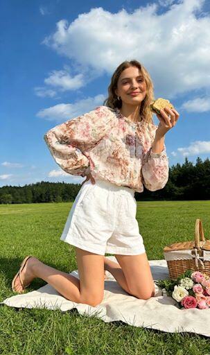 Wholesaler MIKAFIRENZE - FLORAL PRINT SHIRT