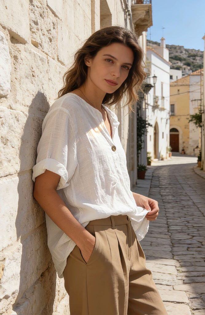 Grossiste MIKAFIRENZE - CHEMISE EN LIN