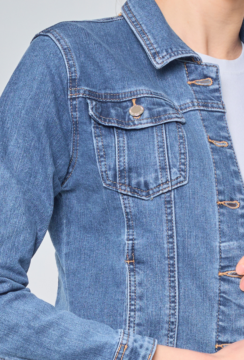 Wholesaler MILA PREMIUM - Stretch denim jacket