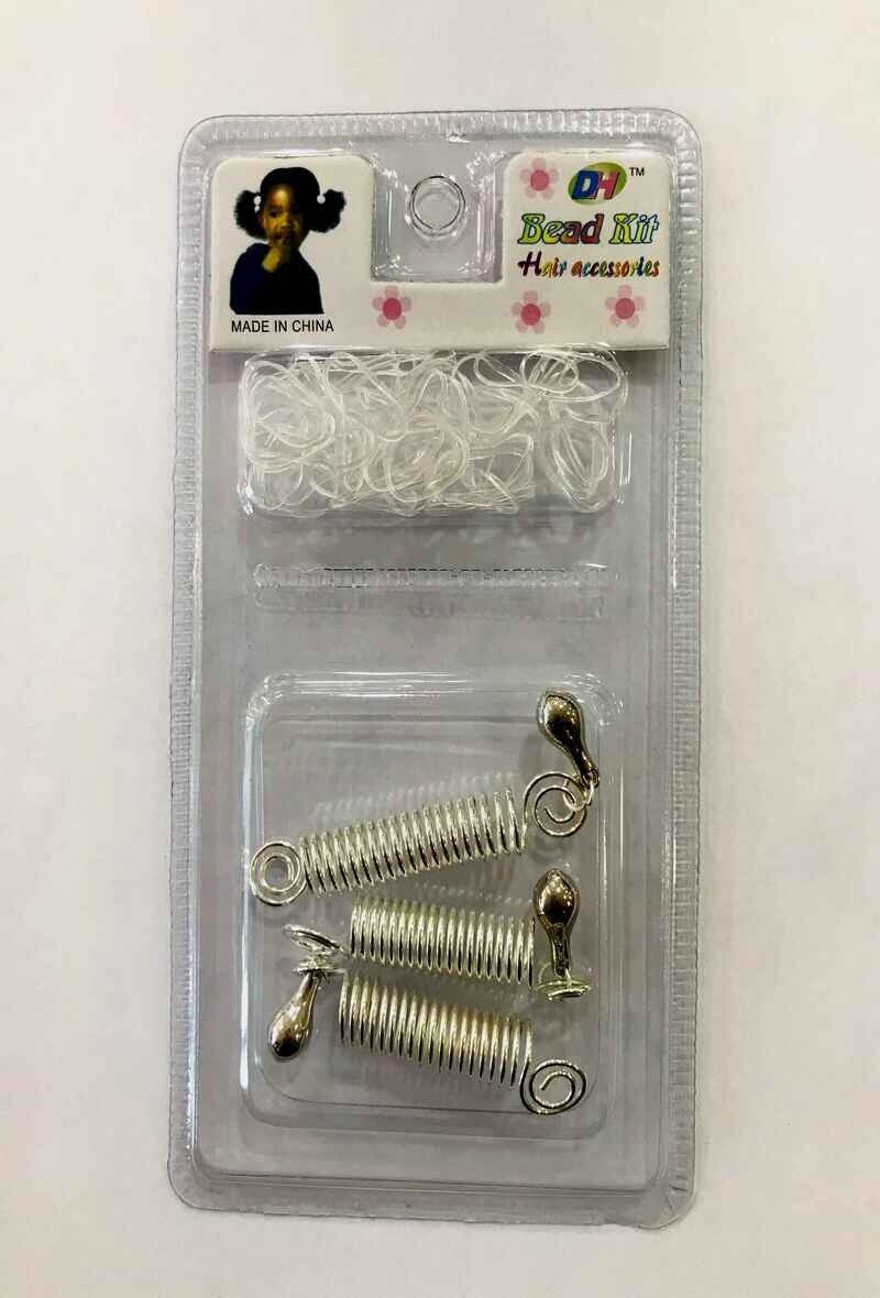 Grossiste MILLE ET UNE ETOILES - Perles bagues pour cheveux, ressort avec goutte d'eau, long