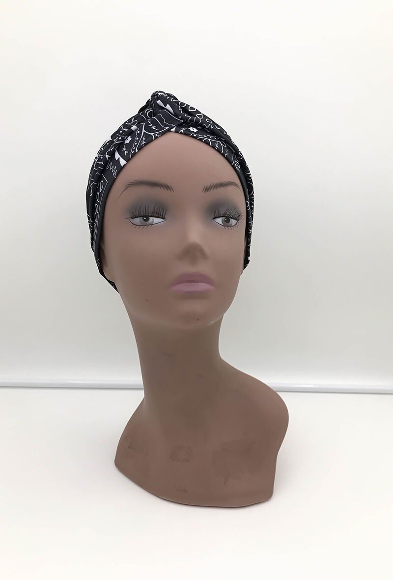 Grossiste MILLE ET UNE ETOILES - Turban femme motif bandana