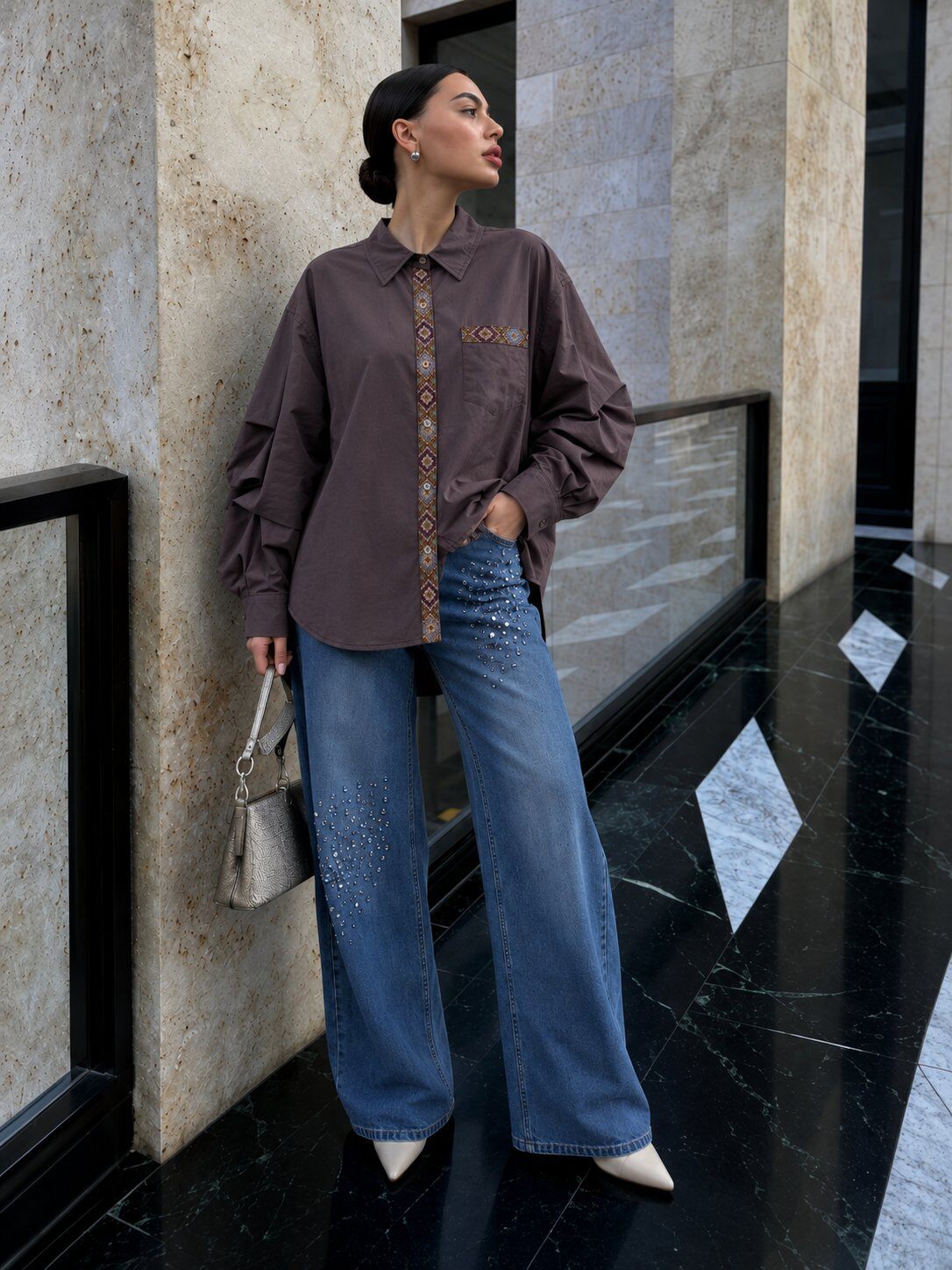 Wholesaler MILLERA - SHIRT WITH DECORATIVE TRIM