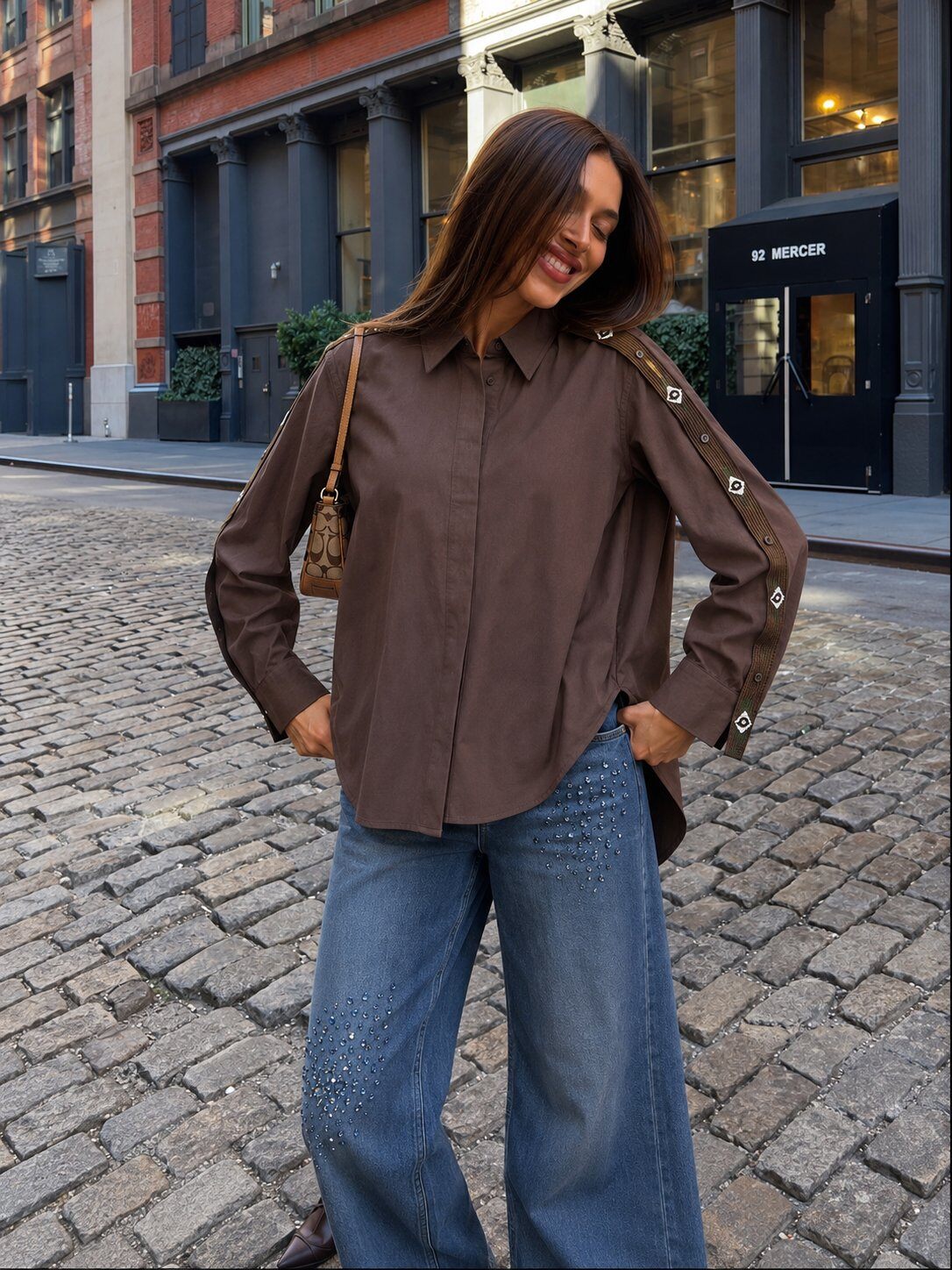 Wholesaler MILLERA - SHIRT WITH KNITTED TRIM
