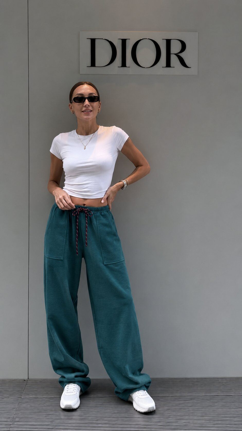 Wholesaler MILLERA - CASUAL WIDE-LEG PANTS WITH DRAWSTRING