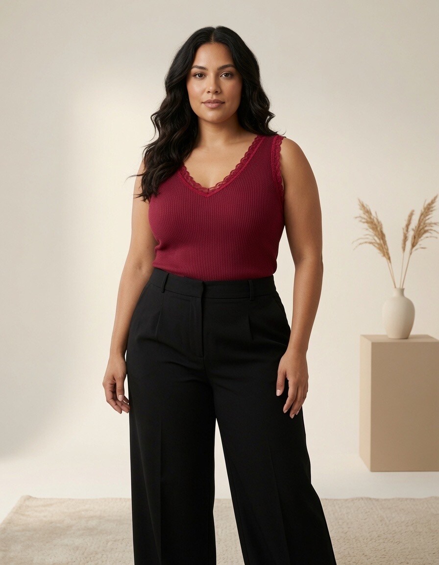 Wholesaler Mily Grande Taille - elastane top in large size
