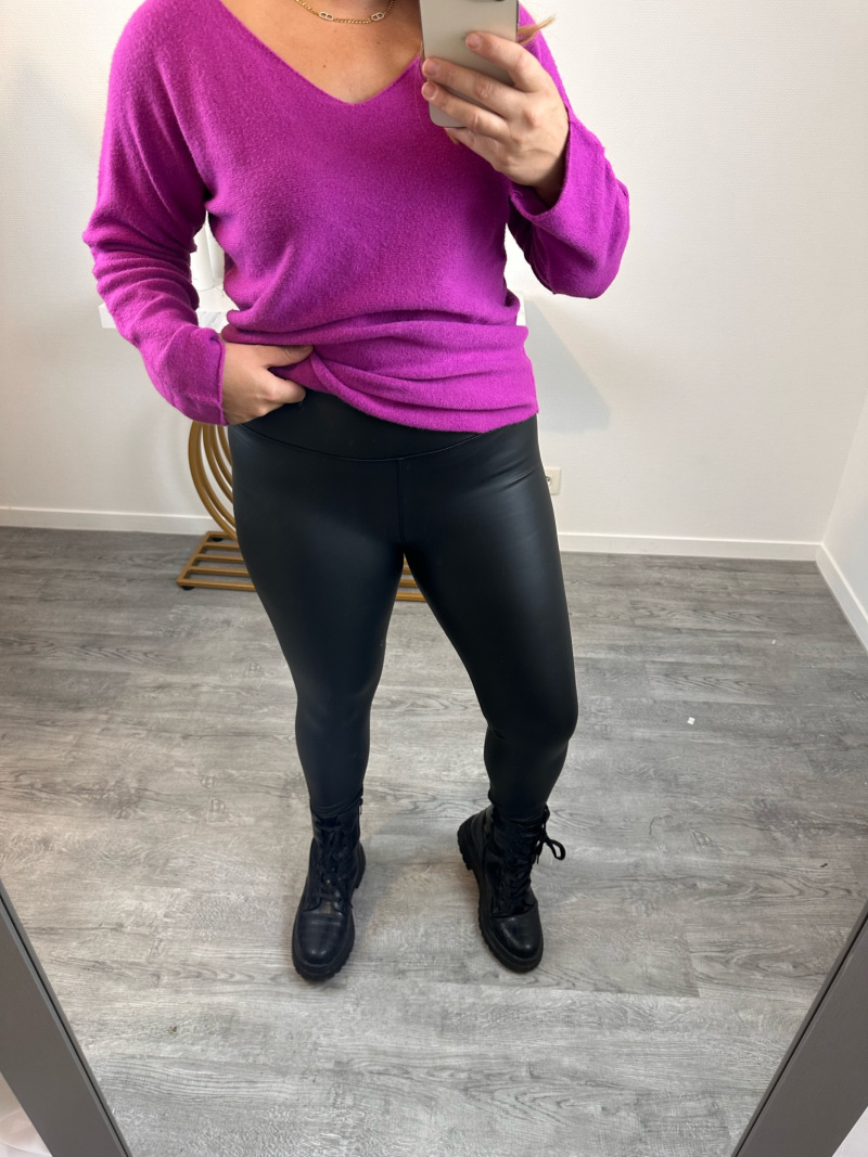 Grossiste Mily - LEGGING SIMILI GRANDE TAILLE