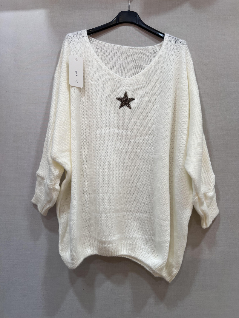 Mayorista Mily Grande Taille - SUÉTER ESTRELLA TALLA GRANDE