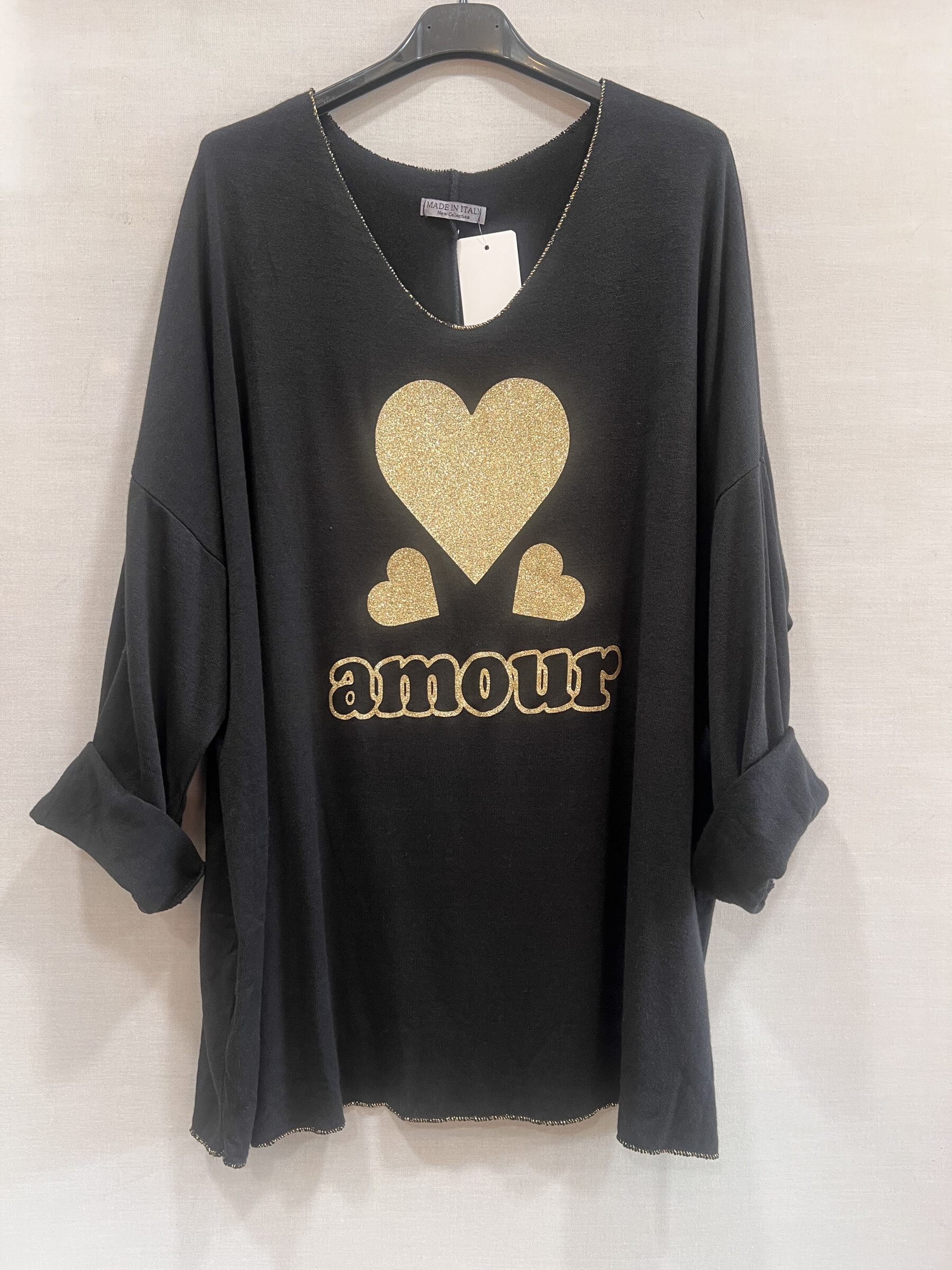 Wholesaler Mily - LARGE SIZE PRINTED SWEATER