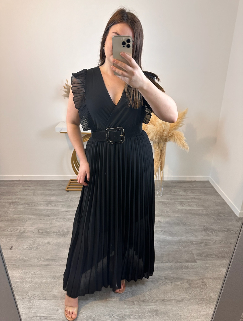 Mayorista Mily Grande Taille - VESTIDO PLISADO TALLA GRANDE