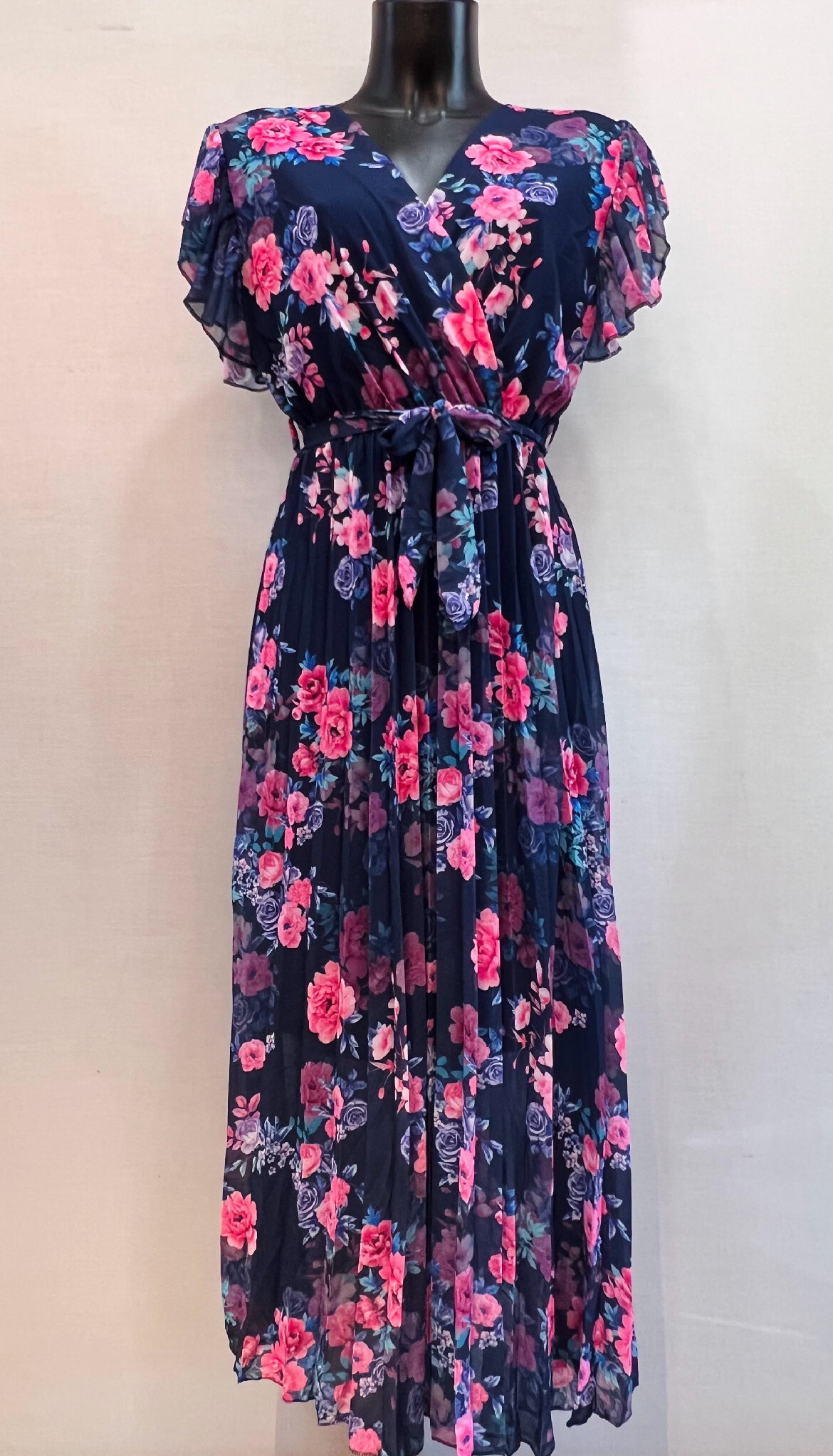 Grossiste Mily - robe plissé à motif