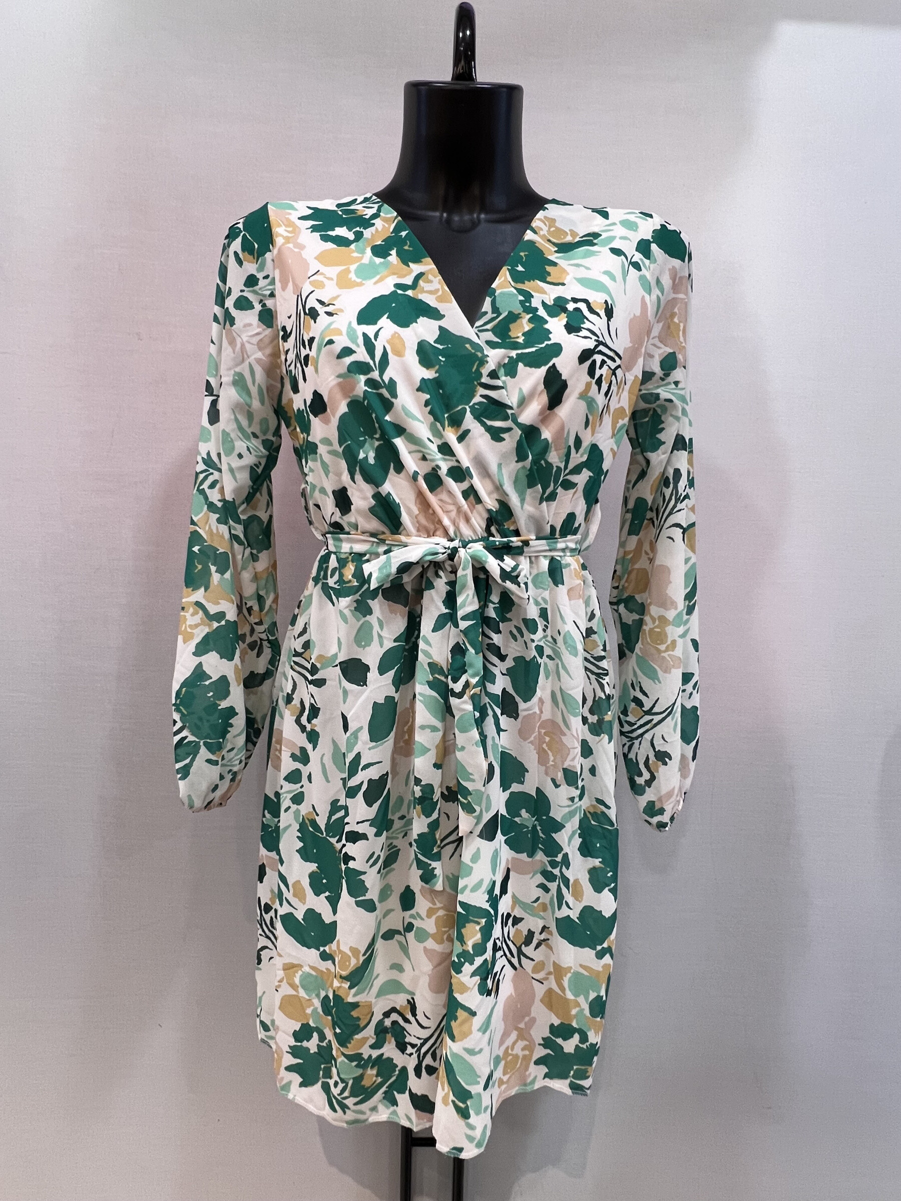 Wholesaler Mily - PLUS SIZE STRAIGHT FIT PRINTED DRESS