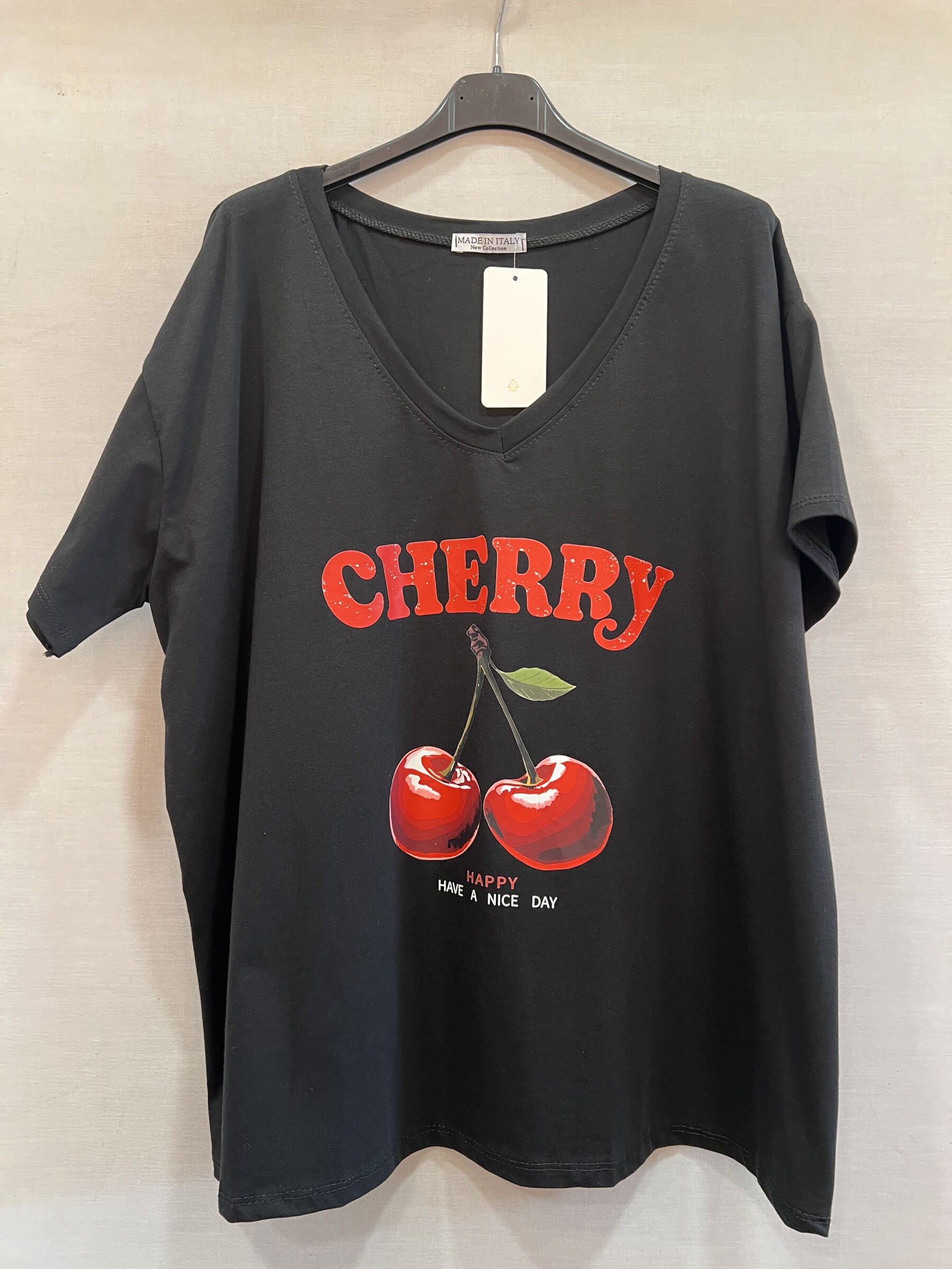 Grossiste Mily - T SHIRT COL V GRANDE TAILLE