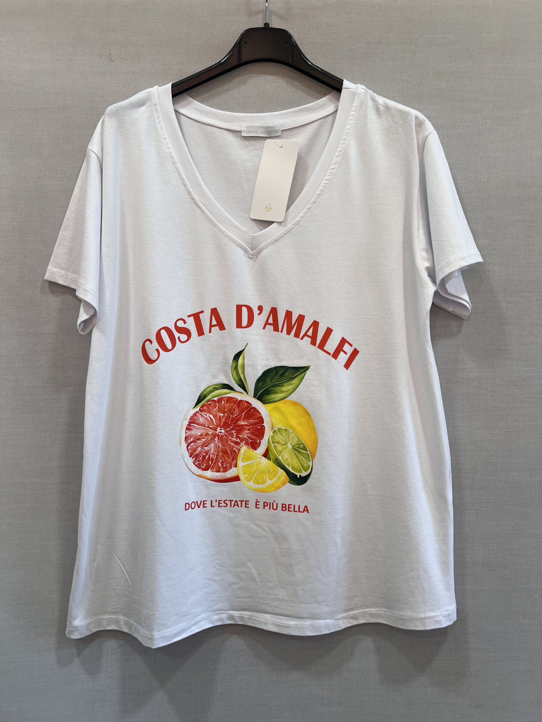 Grossiste Mily - T SHIRT COL V EN GRANDE TAILLE