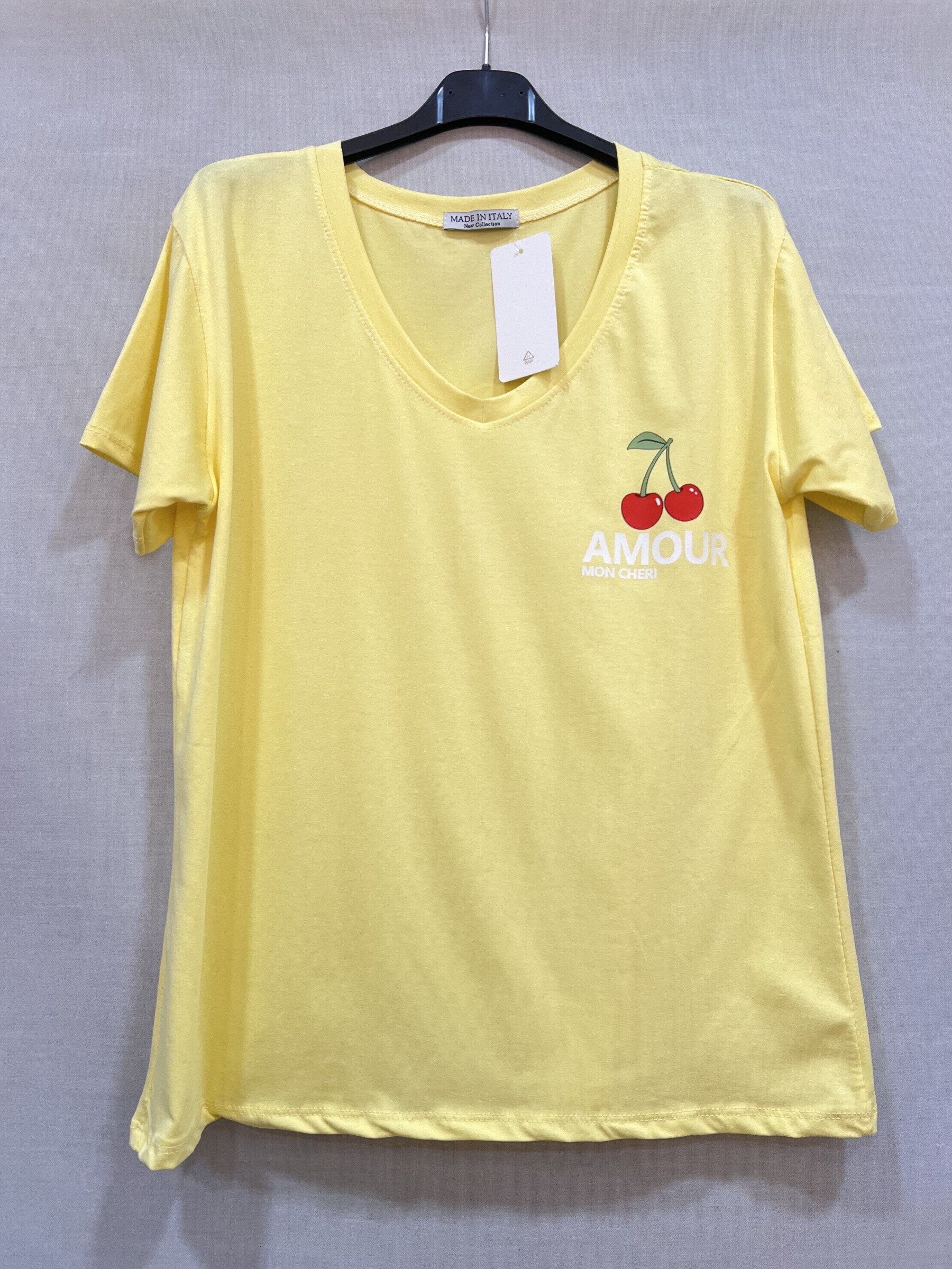 Grossiste Mily - T SHIRT COL V GRANDE TAILLE