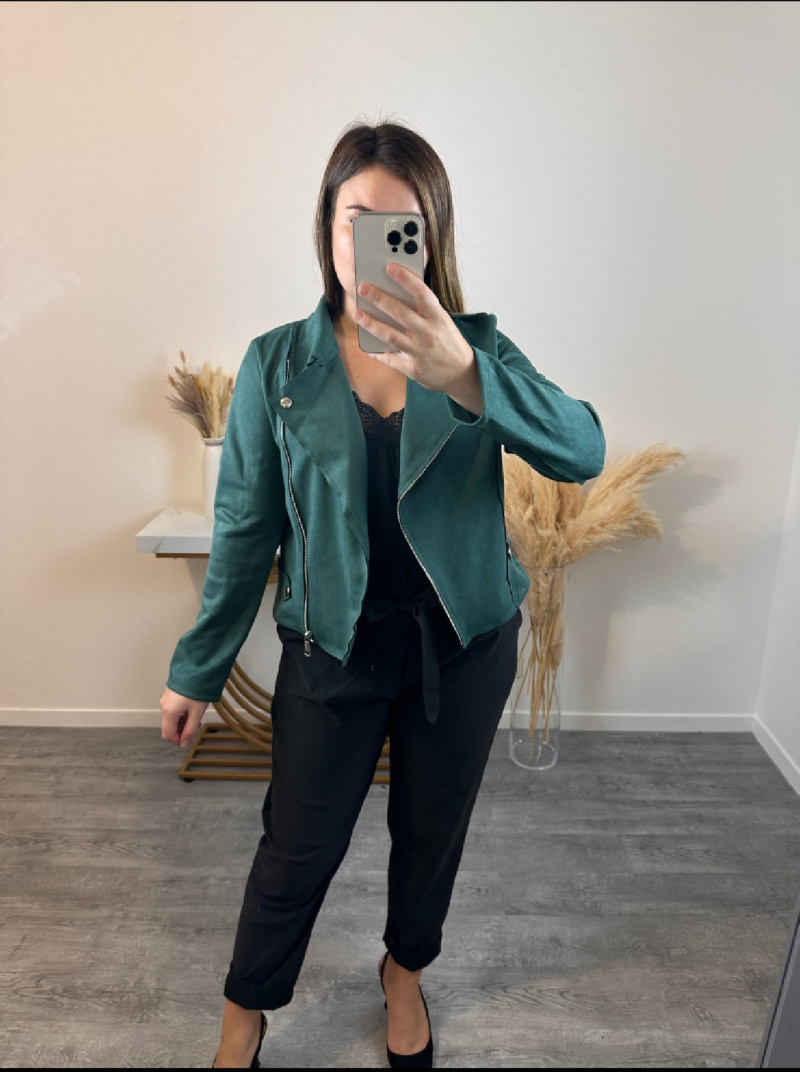 Grossiste Mily Grande Taille - Perfecto suédine grande taille