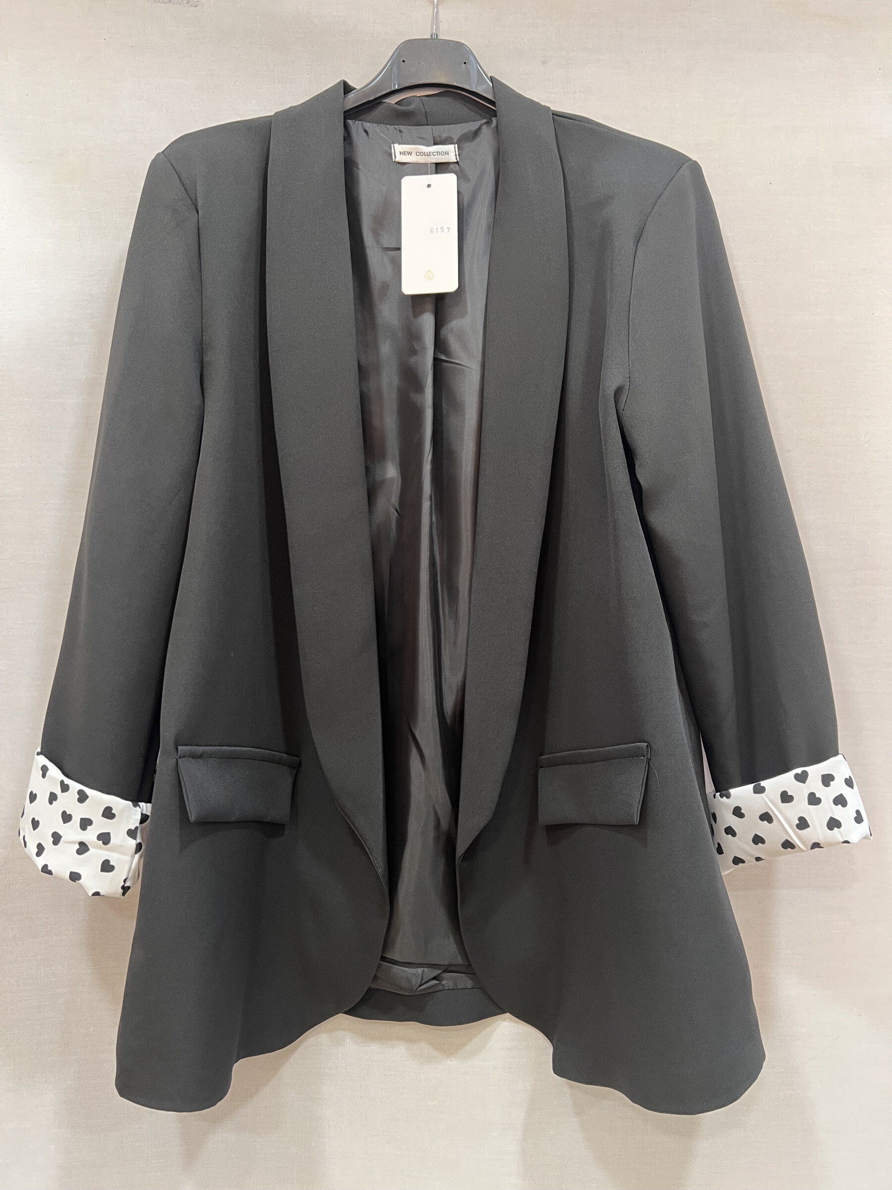 Wholesaler Mily - Leopard sleeve blazer
