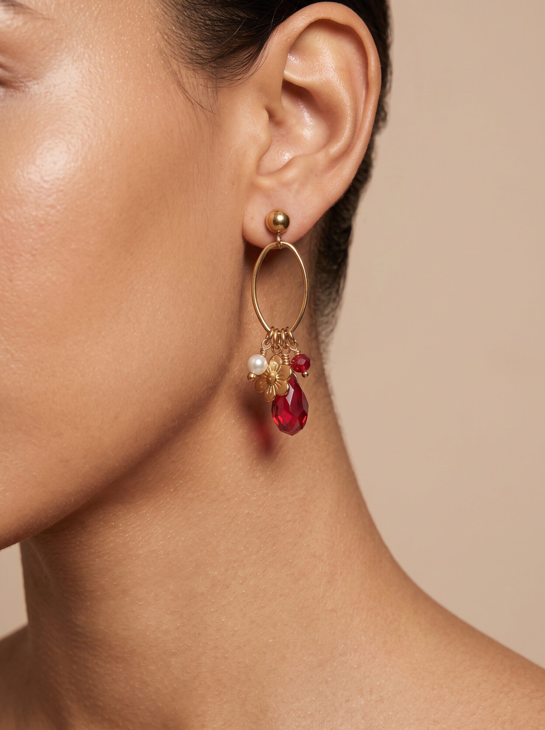 Grossiste MIMIKO - BOUCLES D'OREILLES EN ACIER INOXYDABLE 304