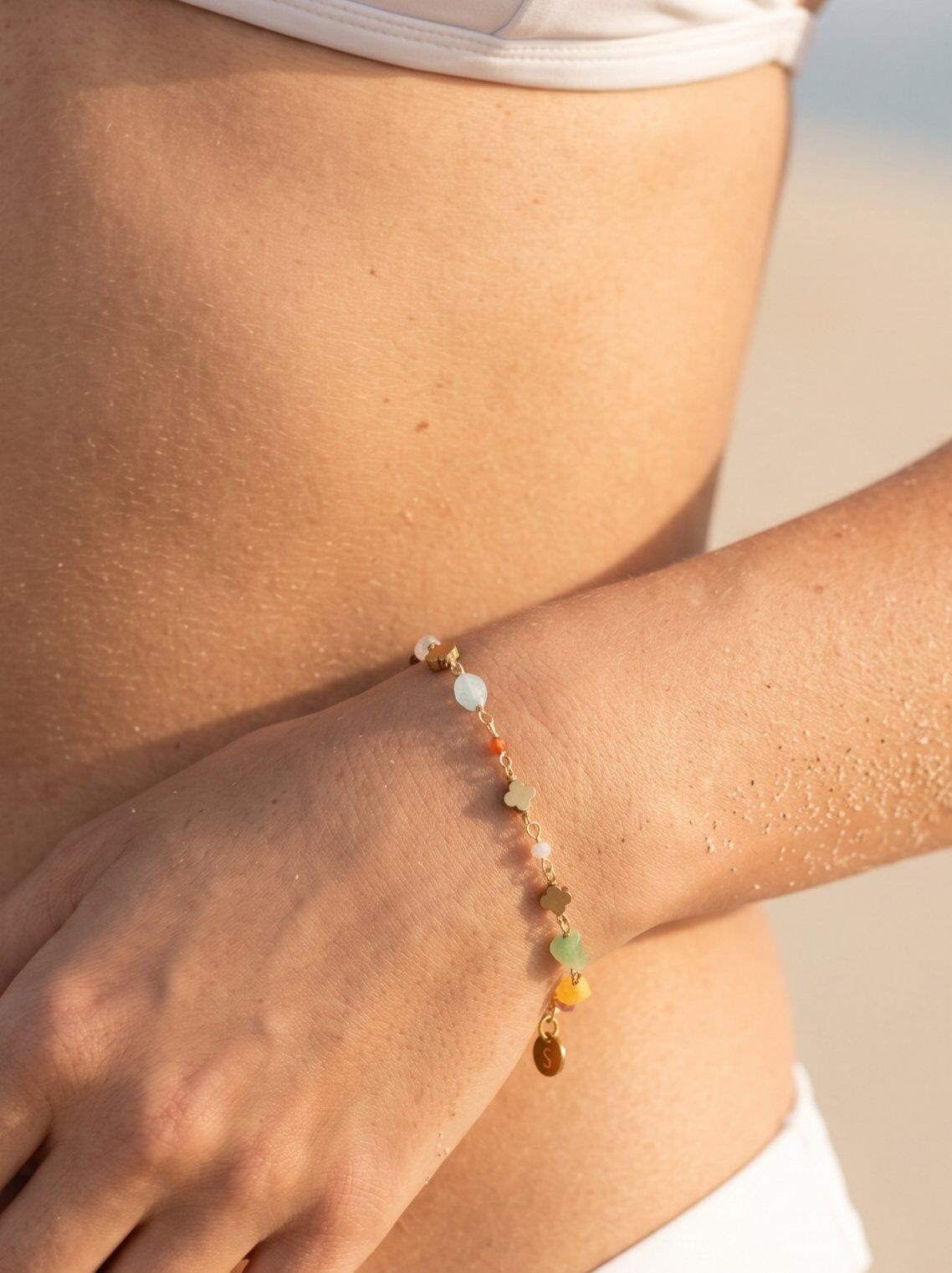 Grossiste MIMIKO - BRACELET EN PERLE AVEC ACIER INOXYDABLE 304