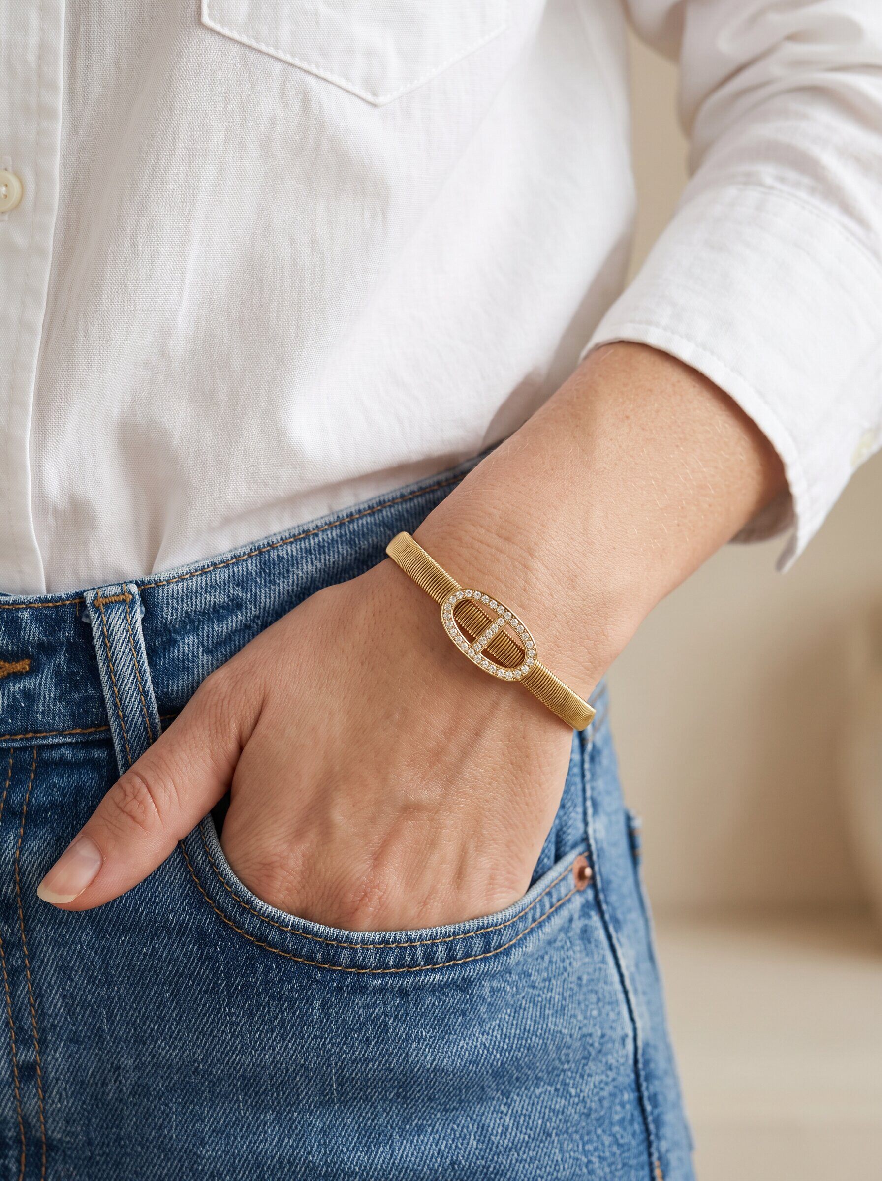 Wholesaler MIMIKO - 304 STAINLESS STEEL CUFF BRACELET