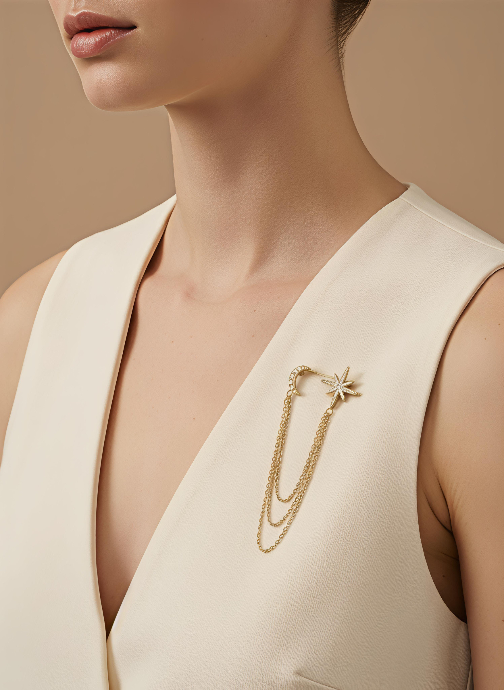 Grossiste MIMIKO - BROCHE EN ACIER INOXYDABLE 304