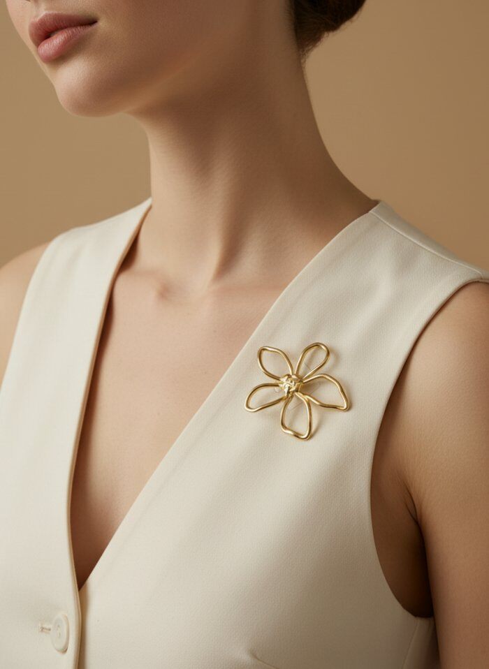 Grossiste MIMIKO - BROCHE EN ACIER INOXYDABLE 304