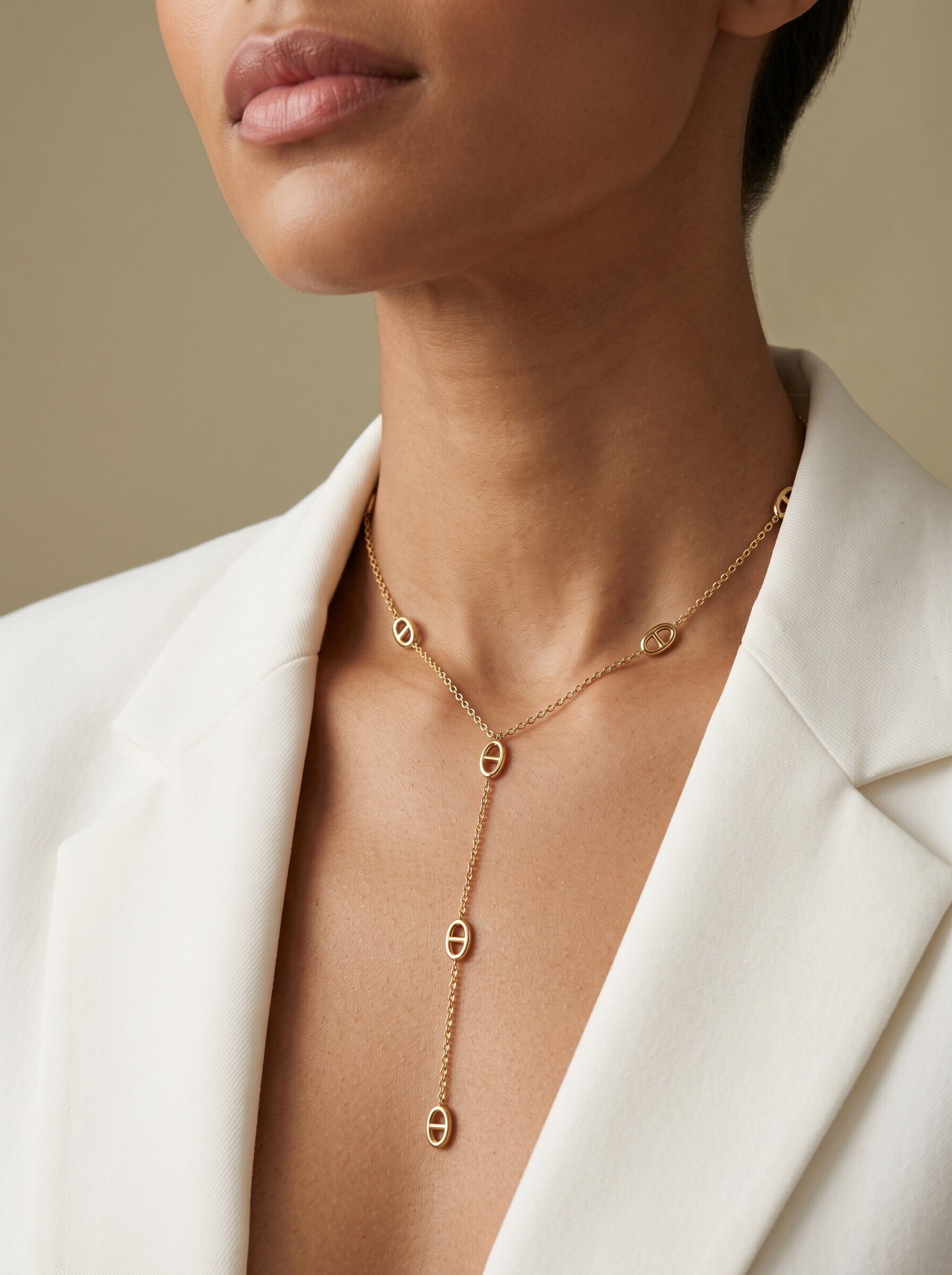 Wholesaler MIMIKO - Y NECKLACE IN 304 STAINLESS STEEL