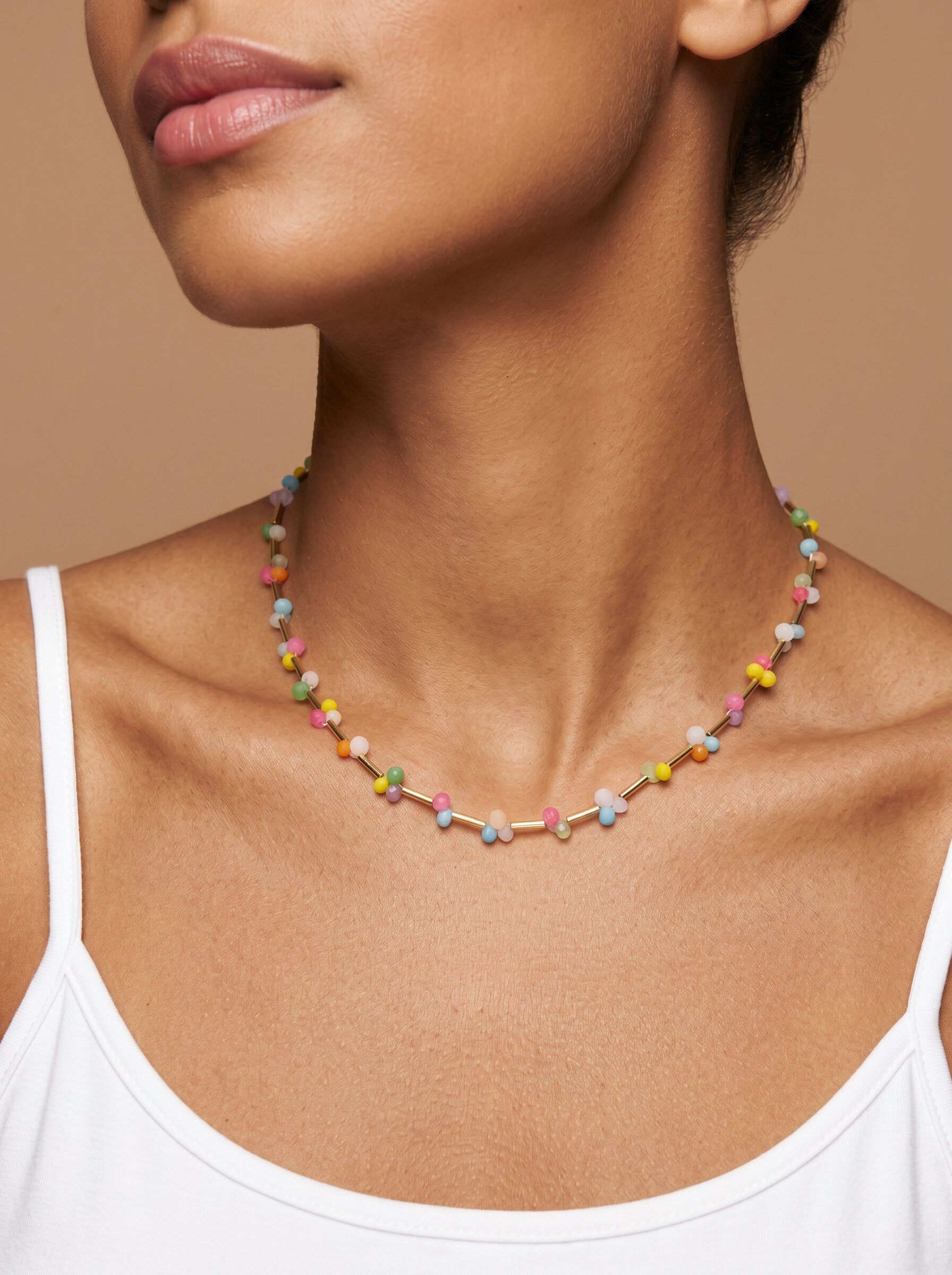 Grossiste MIMIKO - COLLIER EN PERLE AVEC ACIER INOXYDABLE 304