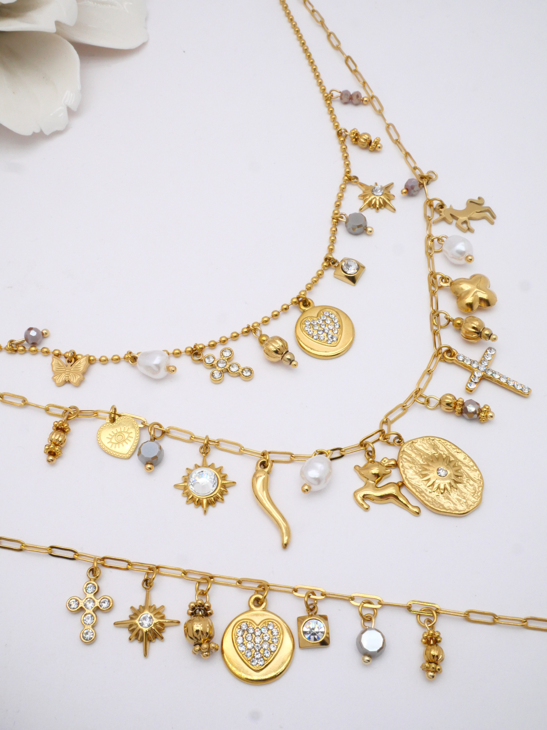 Grossiste MIMIKO - ENSEMBLE DE BIJOUX EN ACIER INOXYDABLE 304