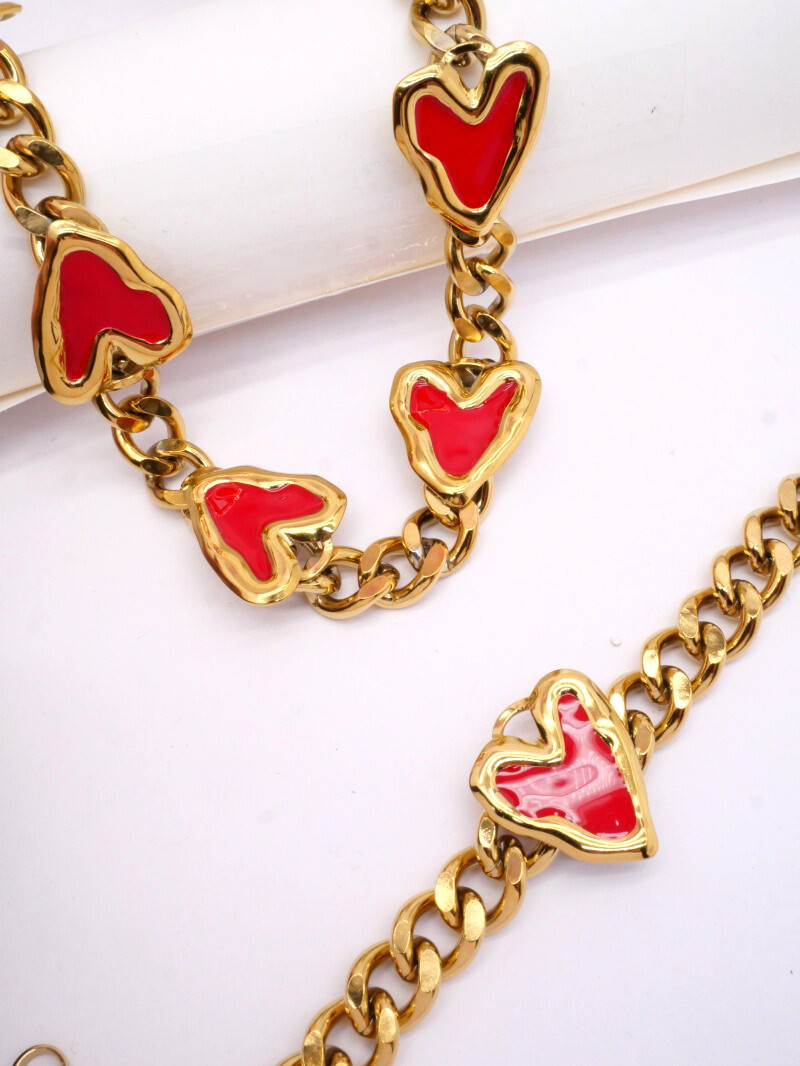 Wholesaler MIMIKO - SET OF STAINLESS STEEL JEWELRY
