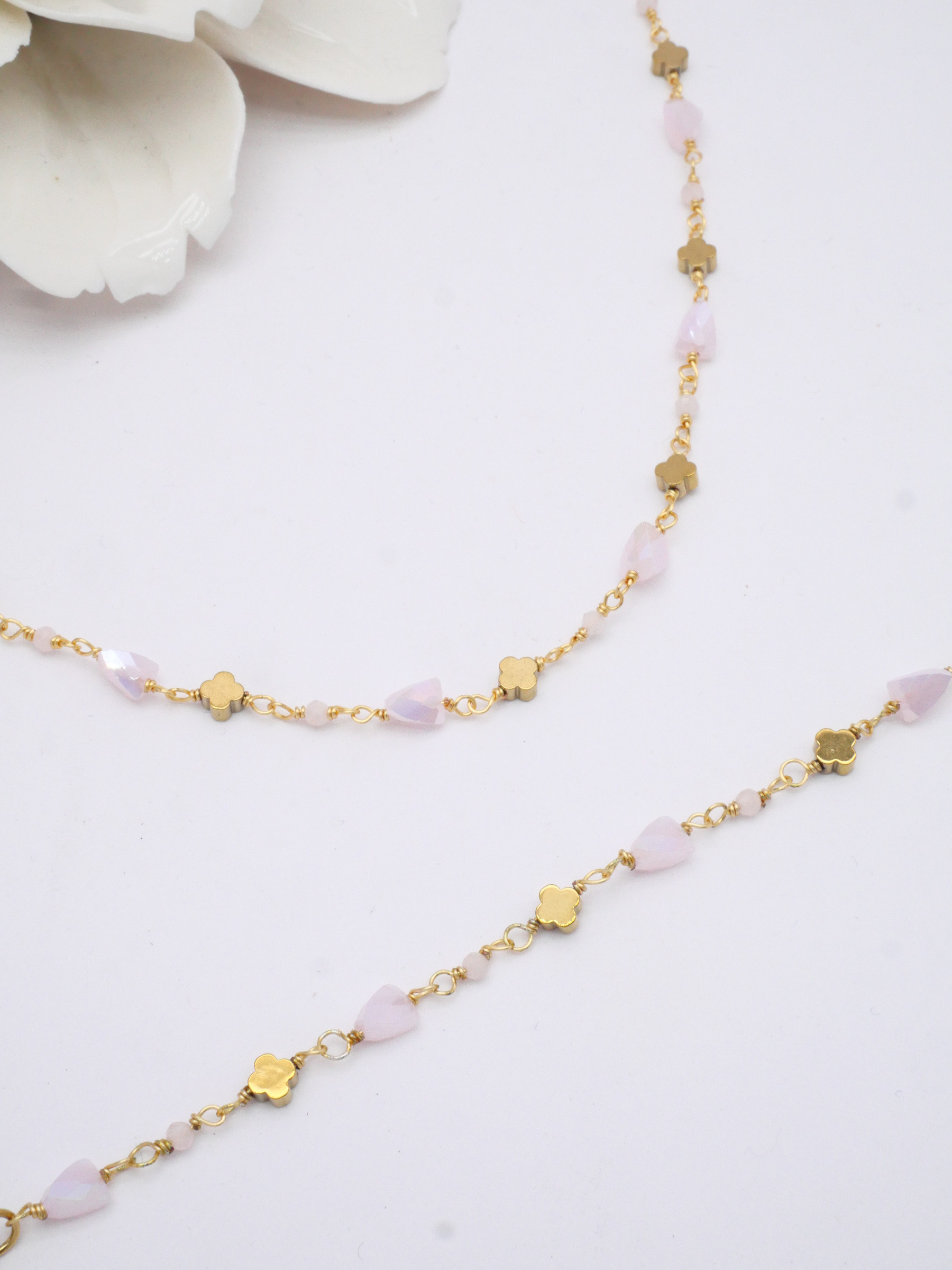 Mayorista MIMIKO - CONJUNTO DE JOYAS DE PERLAS CON ACERO INOXIDABLE 304
