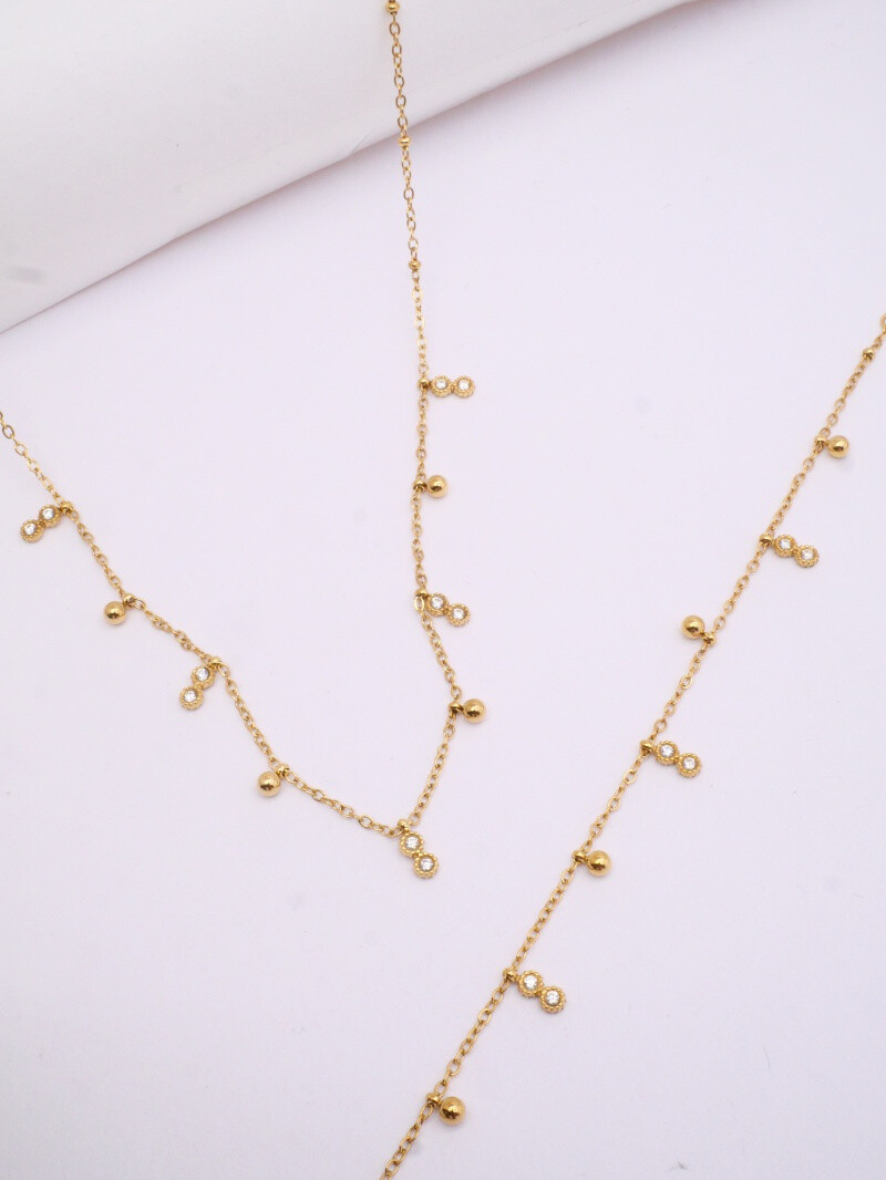 Grossiste MIMIKO - ENSEMBLE DE BIJOUX EN ACIER INOXYDABLE